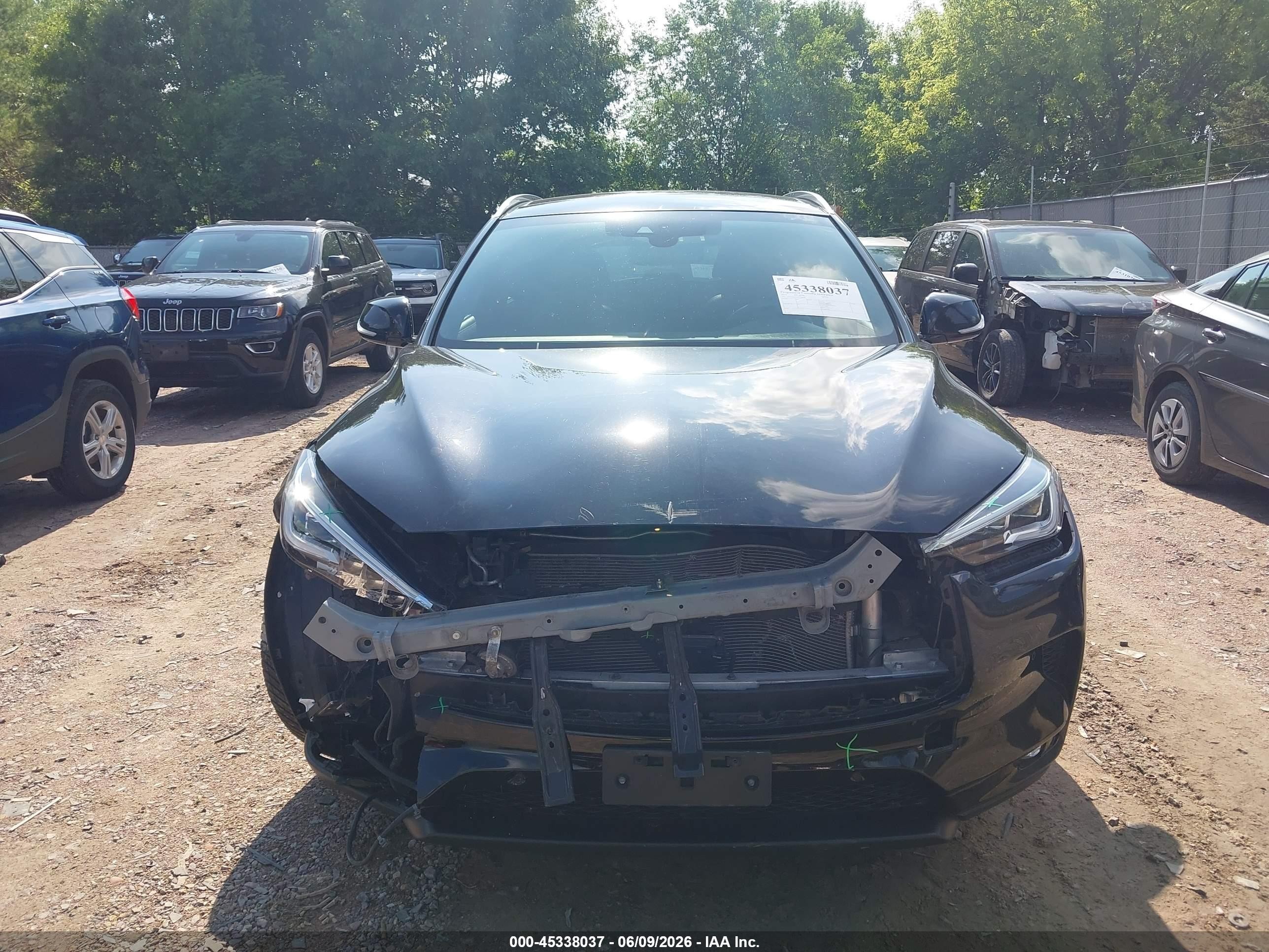 2019 Infiniti Qx50 Essential Black vin: 3PCAJ5M32KF134208
