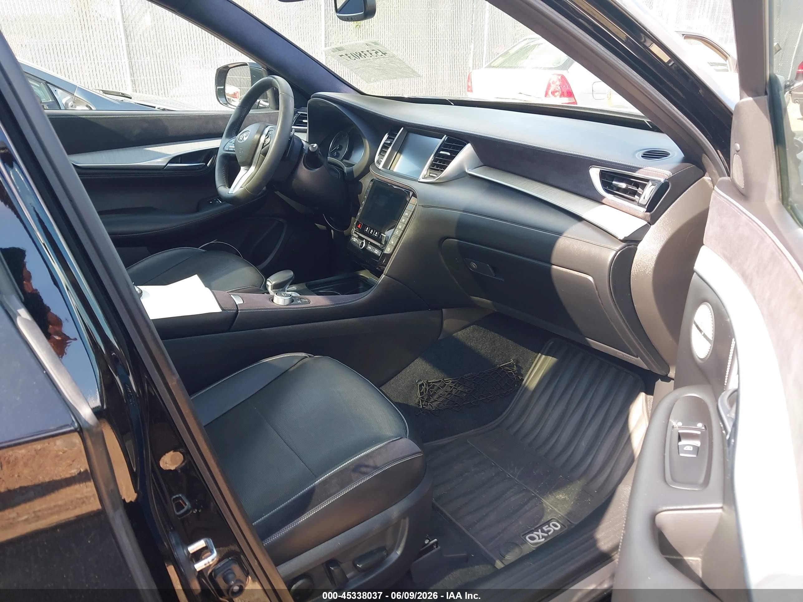 2019 Infiniti Qx50 Essential Black vin: 3PCAJ5M32KF134208
