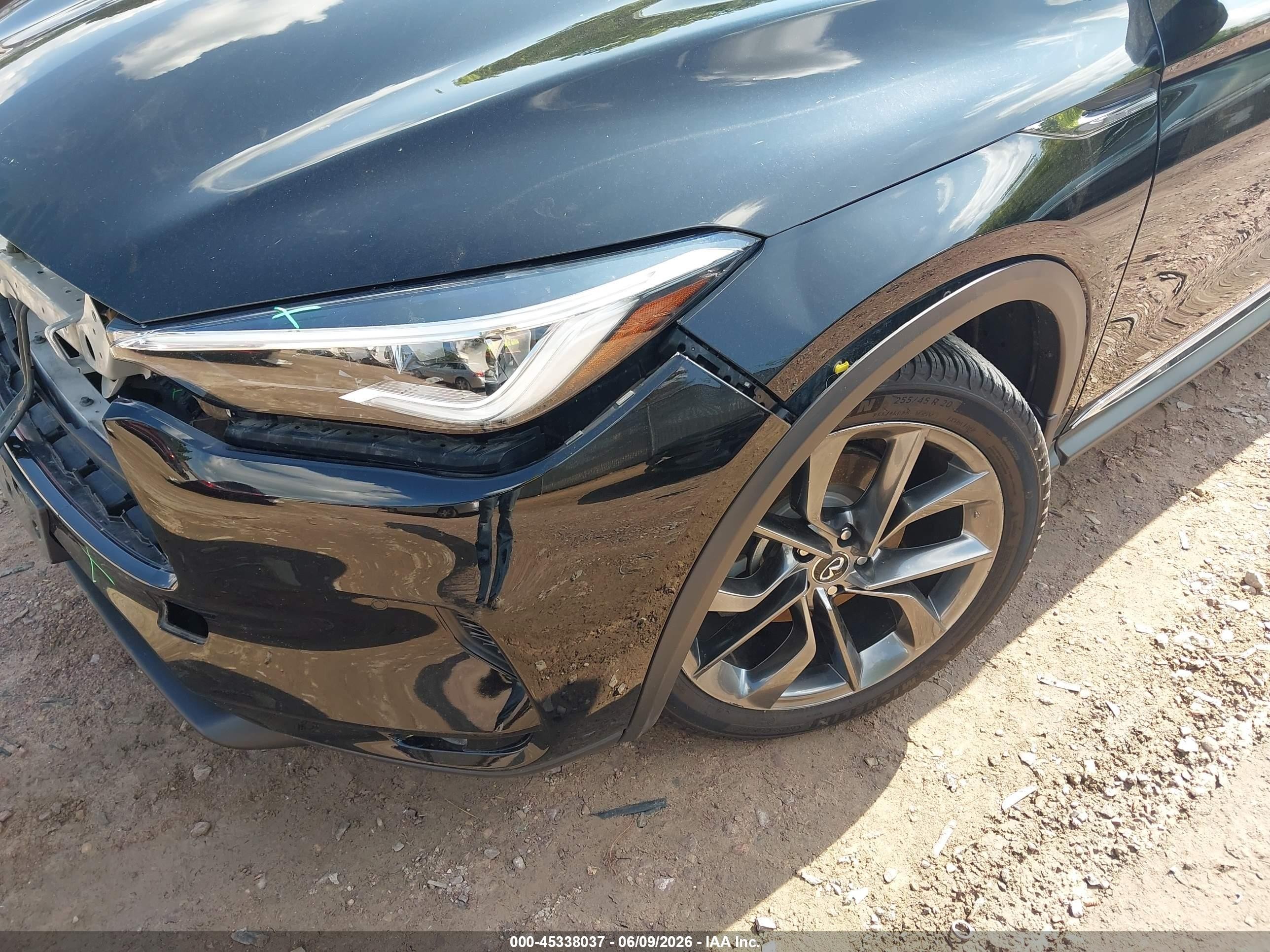 2019 Infiniti Qx50 Essential Black vin: 3PCAJ5M32KF134208