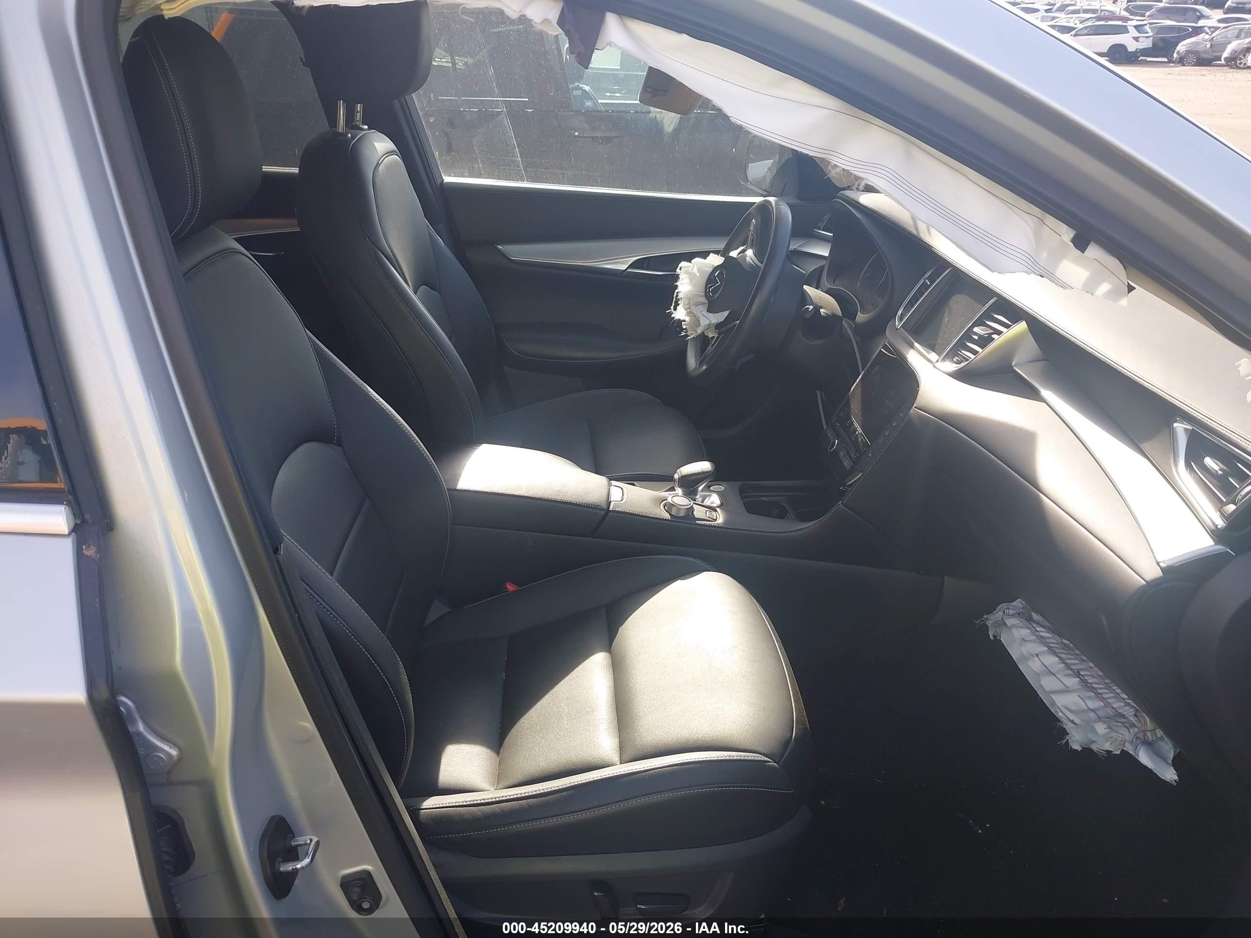 2020 Infiniti Qx50 Luxe Awd Silver vin: 3PCAJ5M33LF100571