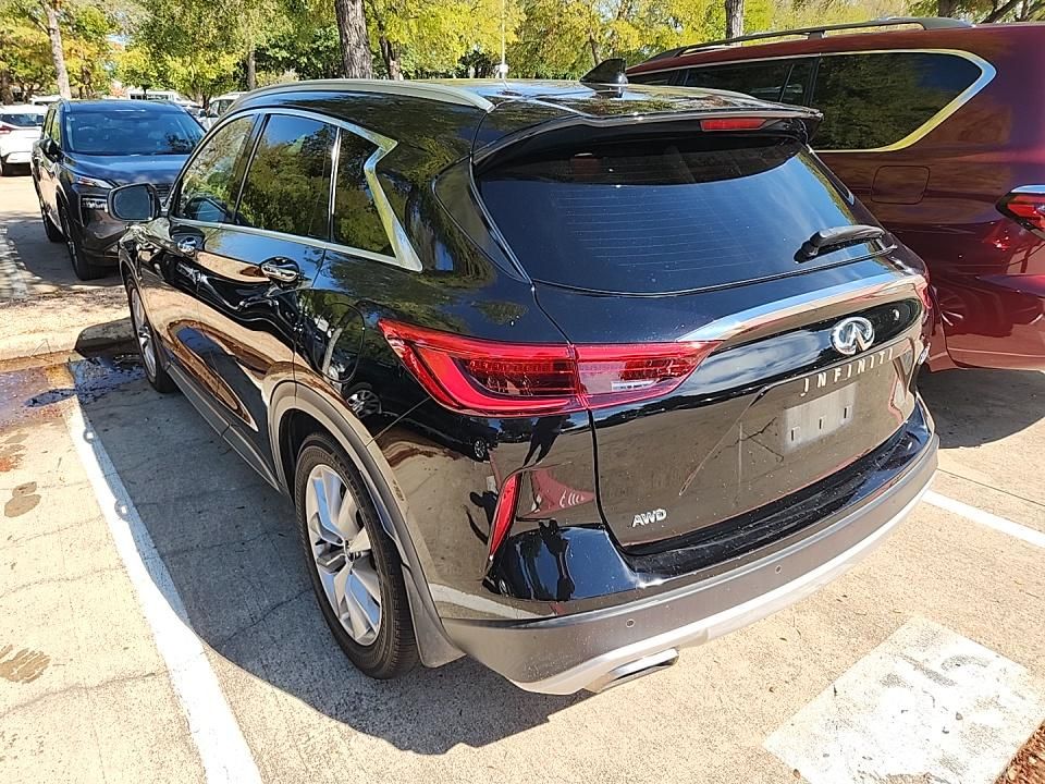 2020 Infiniti Qx50 Luxe Black vin: 3PCAJ5M33LF110937