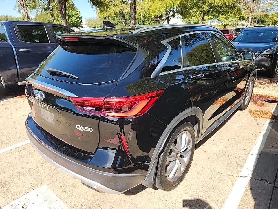 2020 Infiniti Qx50 Luxe Black vin: 3PCAJ5M33LF110937