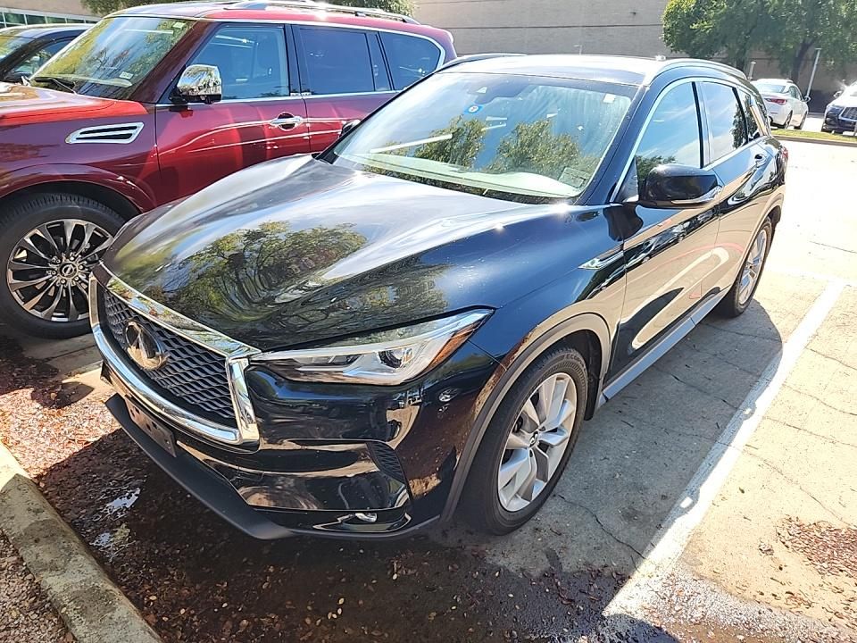 2020 Infiniti Qx50 Luxe Black vin: 3PCAJ5M33LF110937