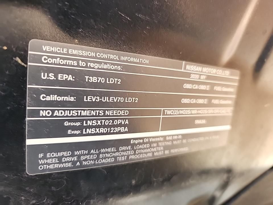 2020 Infiniti Qx50 Luxe Black vin: 3PCAJ5M33LF110937