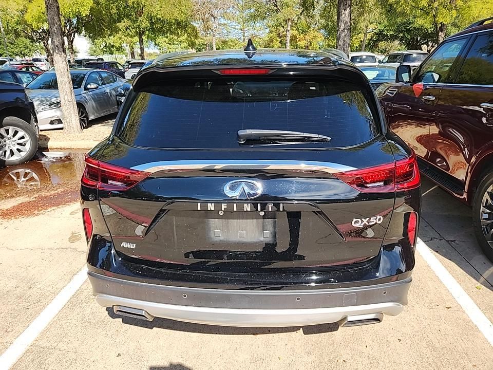 2020 Infiniti Qx50 Luxe Black vin: 3PCAJ5M33LF110937