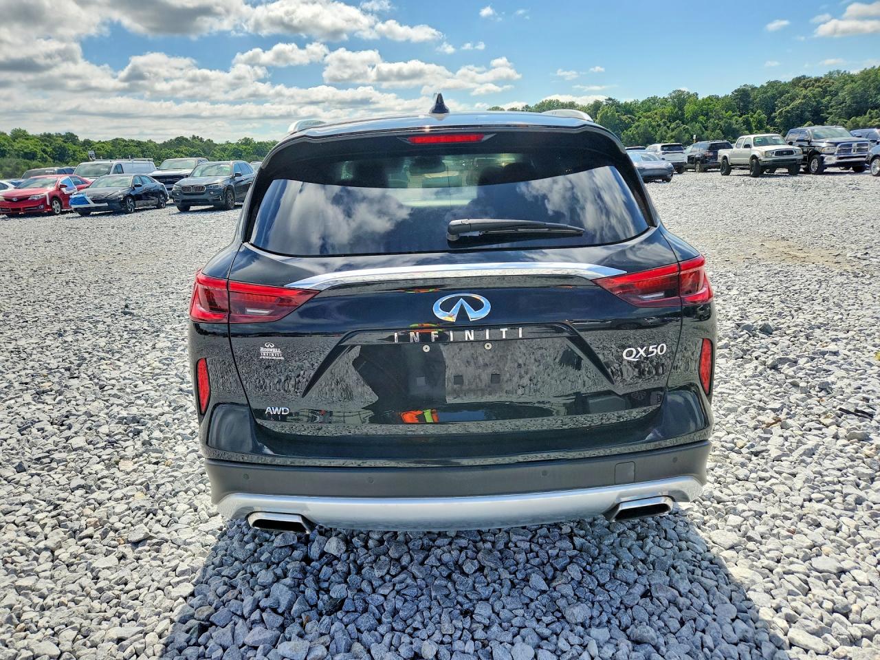 2020 Infiniti Qx50 Luxe Black vin: 3PCAJ5M33LF110937