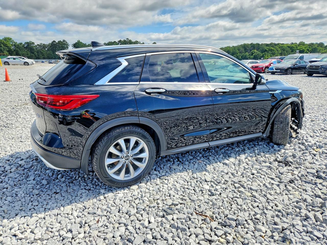 2020 Infiniti Qx50 Luxe Black vin: 3PCAJ5M33LF110937