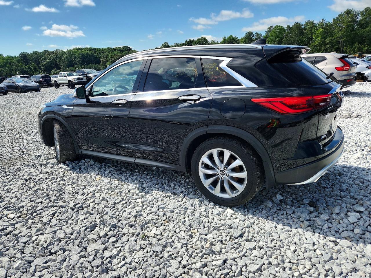 2020 Infiniti Qx50 Luxe Black vin: 3PCAJ5M33LF110937
