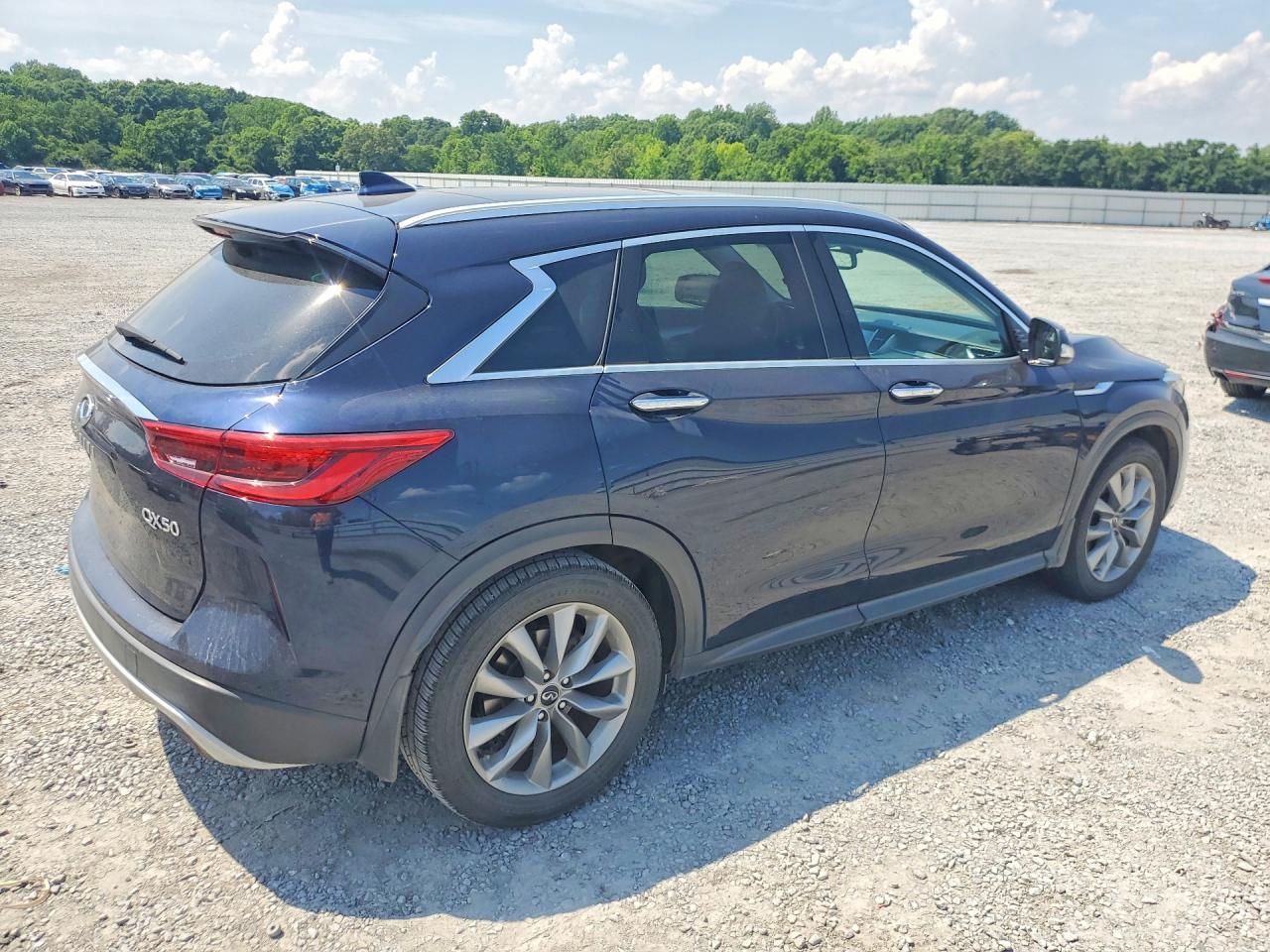 2019 Infiniti Qx50 Luxe Blue vin: 3PCAJ5M34KF144433