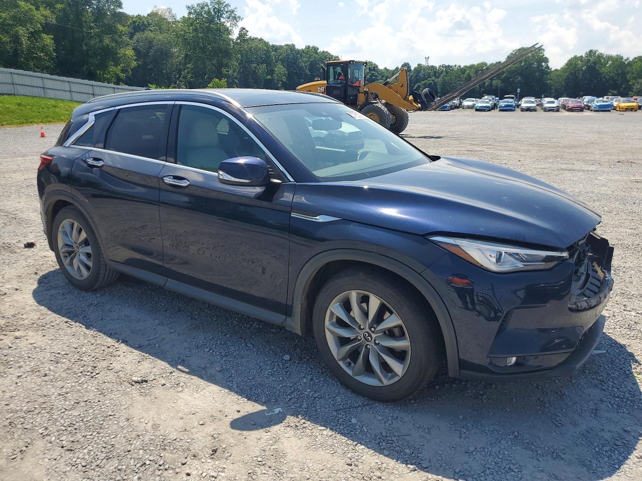 2019 Infiniti Qx50 Luxe Blue vin: 3PCAJ5M34KF144433