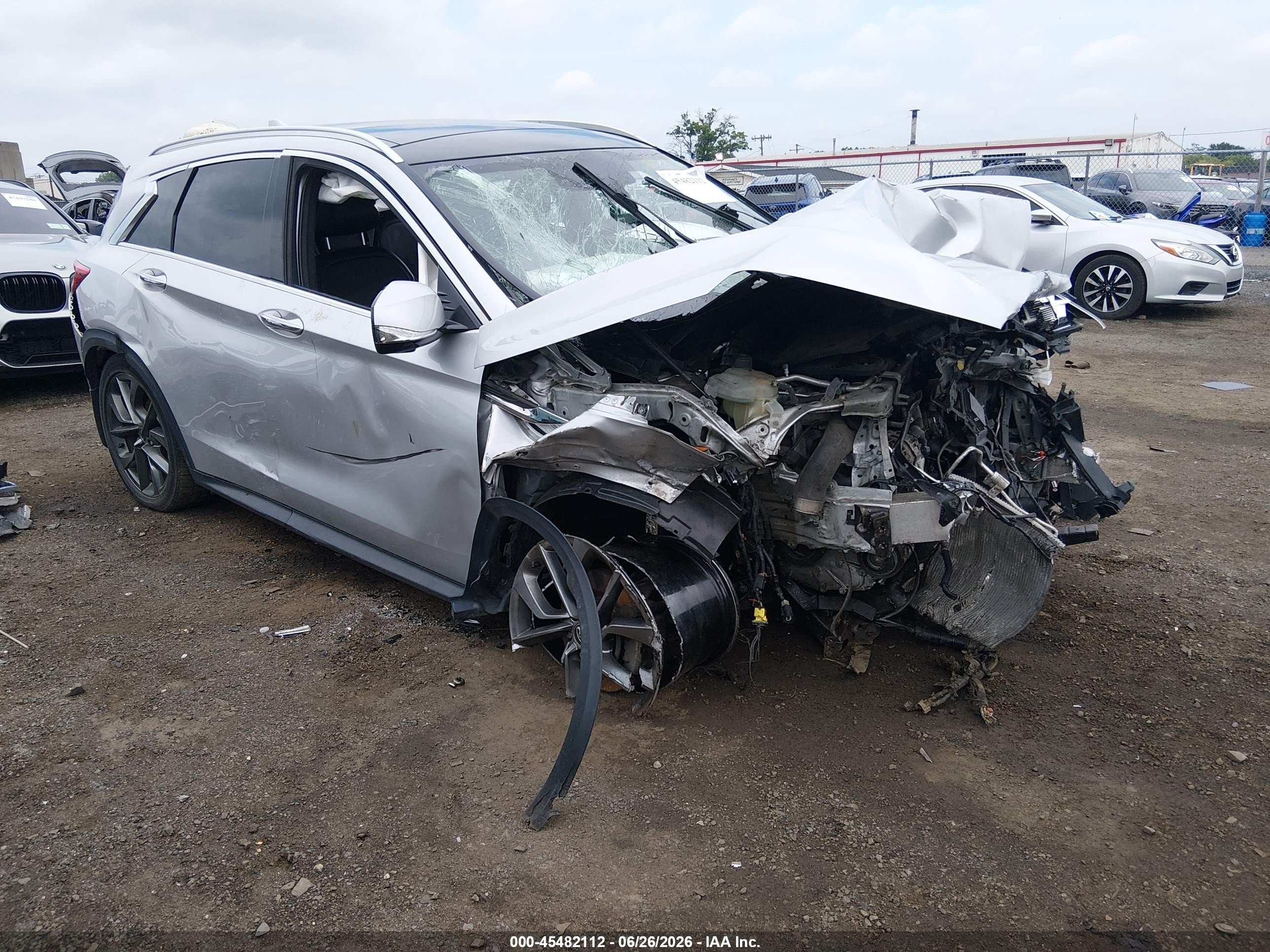 2019 Infiniti Qx50   Silver vin: 3PCAJ5M34KF147171
