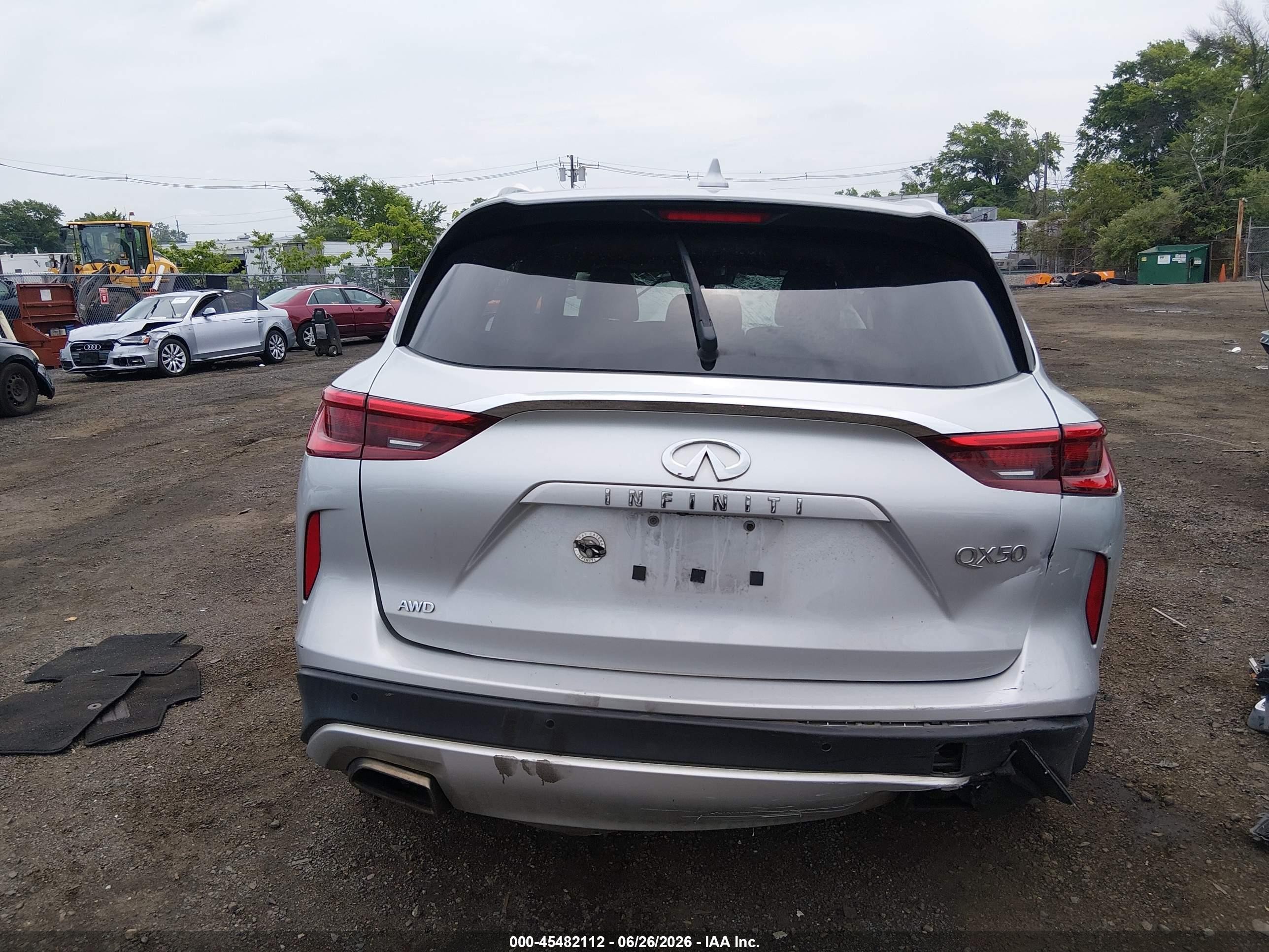 2019 Infiniti Qx50   Silver vin: 3PCAJ5M34KF147171