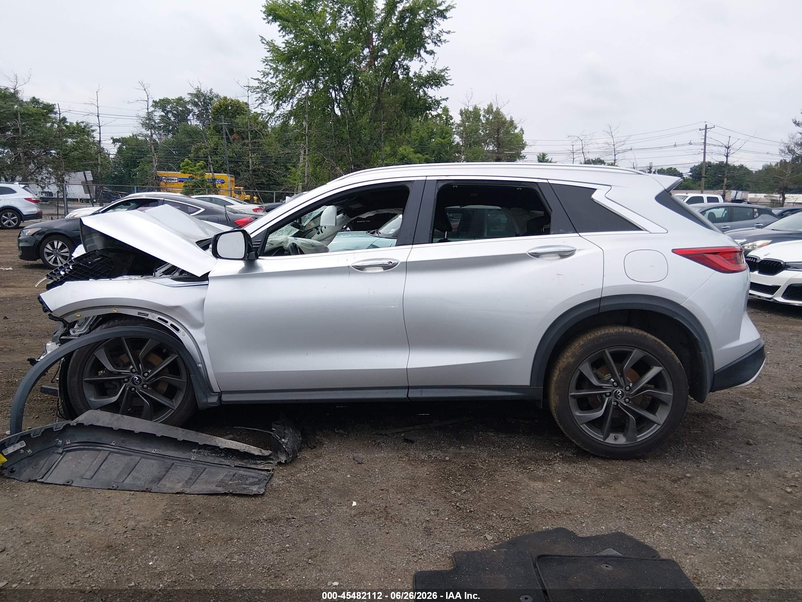 2019 Infiniti Qx50   Silver vin: 3PCAJ5M34KF147171