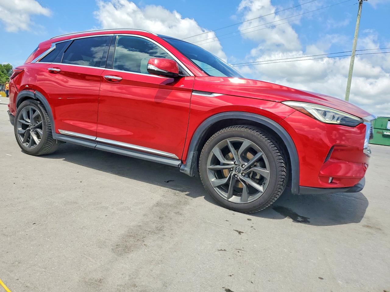 2019 Infiniti Qx50 Essential Красный vin: 3PCAJ5M35KF113854