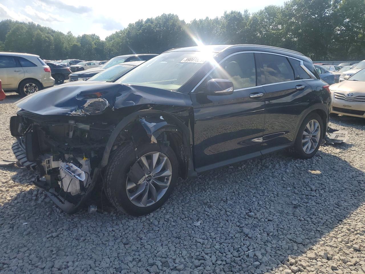 2020 Infiniti Qx50 Luxe Blue vin: 3PCAJ5M36LF102122
