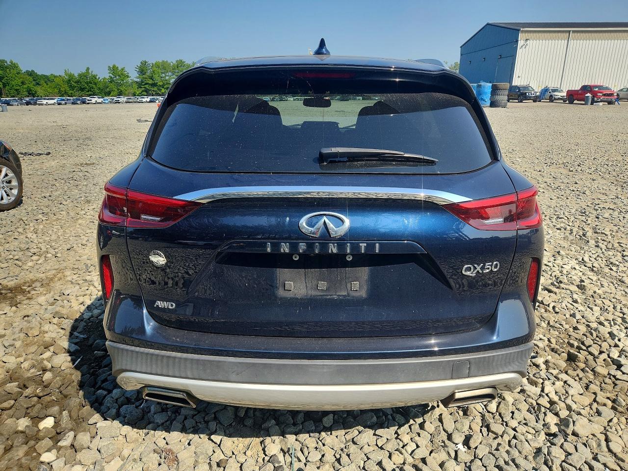 2019 Infiniti Qx50 Luxe Синий vin: 3PCAJ5M38KF147917
