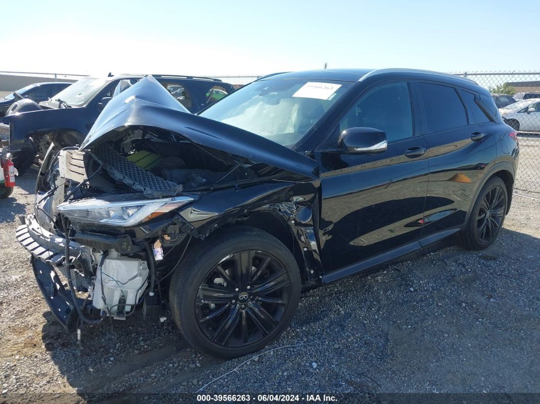 2020 Infiniti Qx50 Essential Awd Black vin: 3PCAJ5M38LF117026