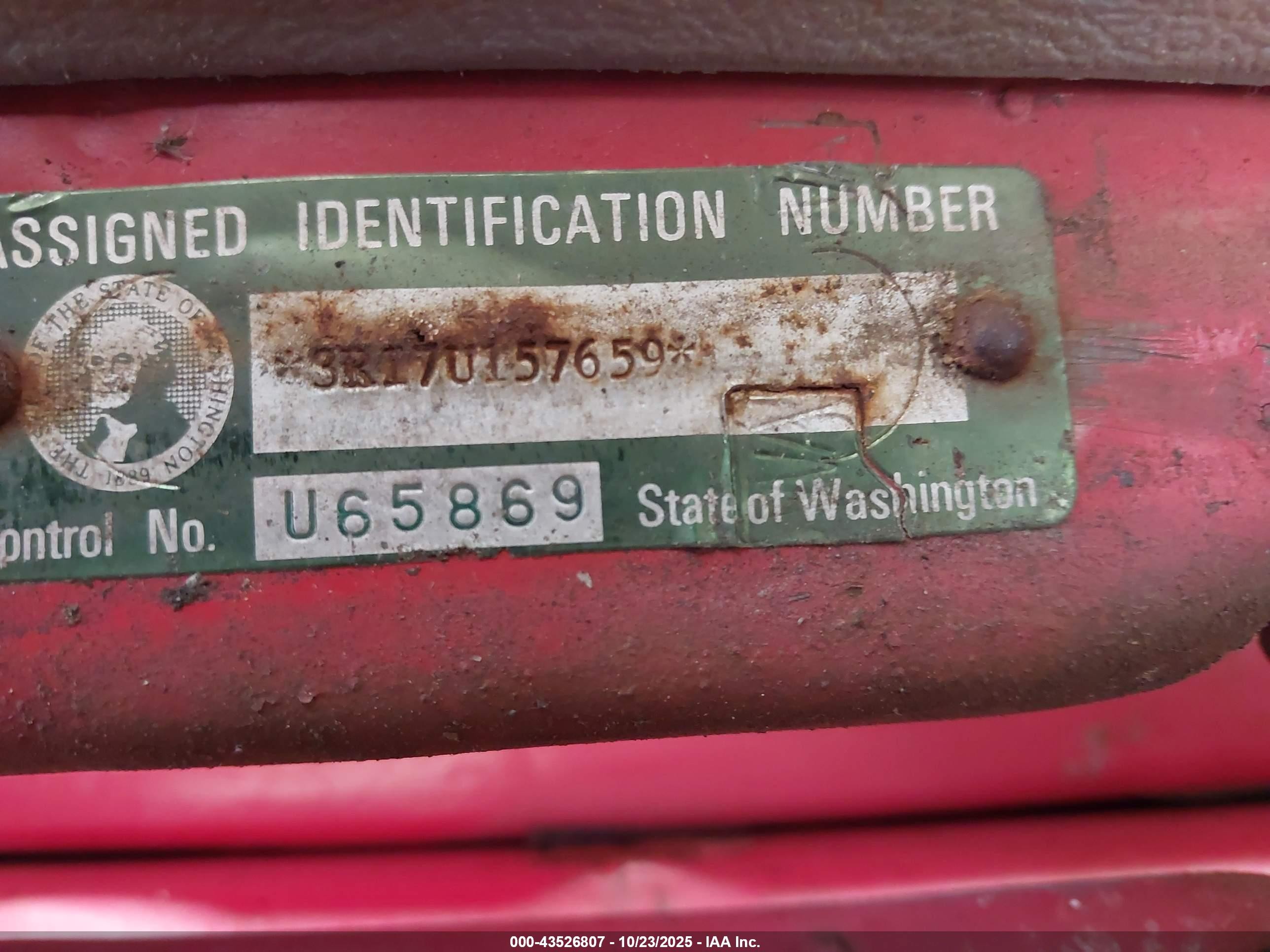 1963 Ford Other   Серый vin: 3R17U157659      