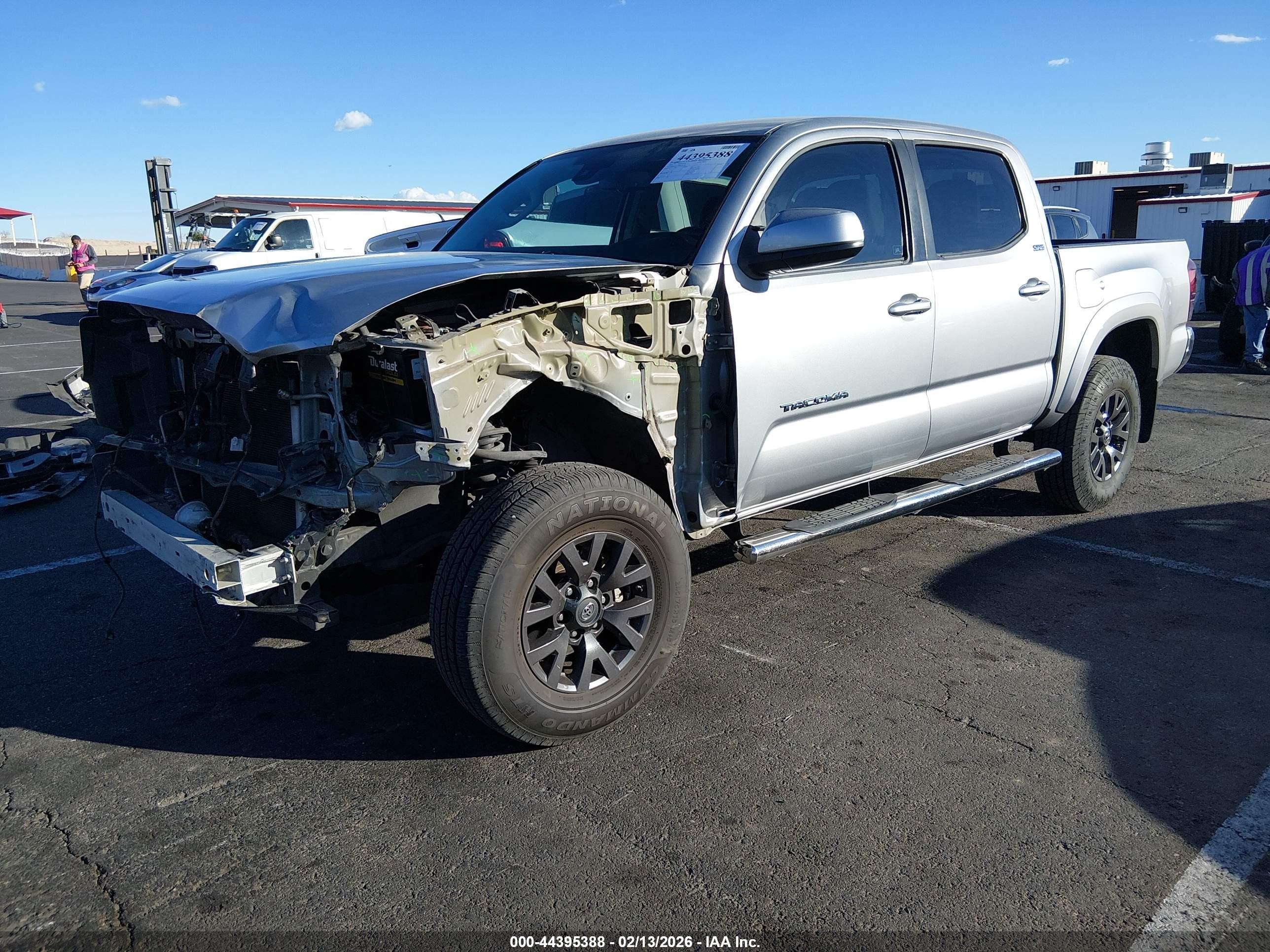 2021 Toyota Tacoma Sr5 V6 Gray vin: 3TMAZ5CN0MM141345