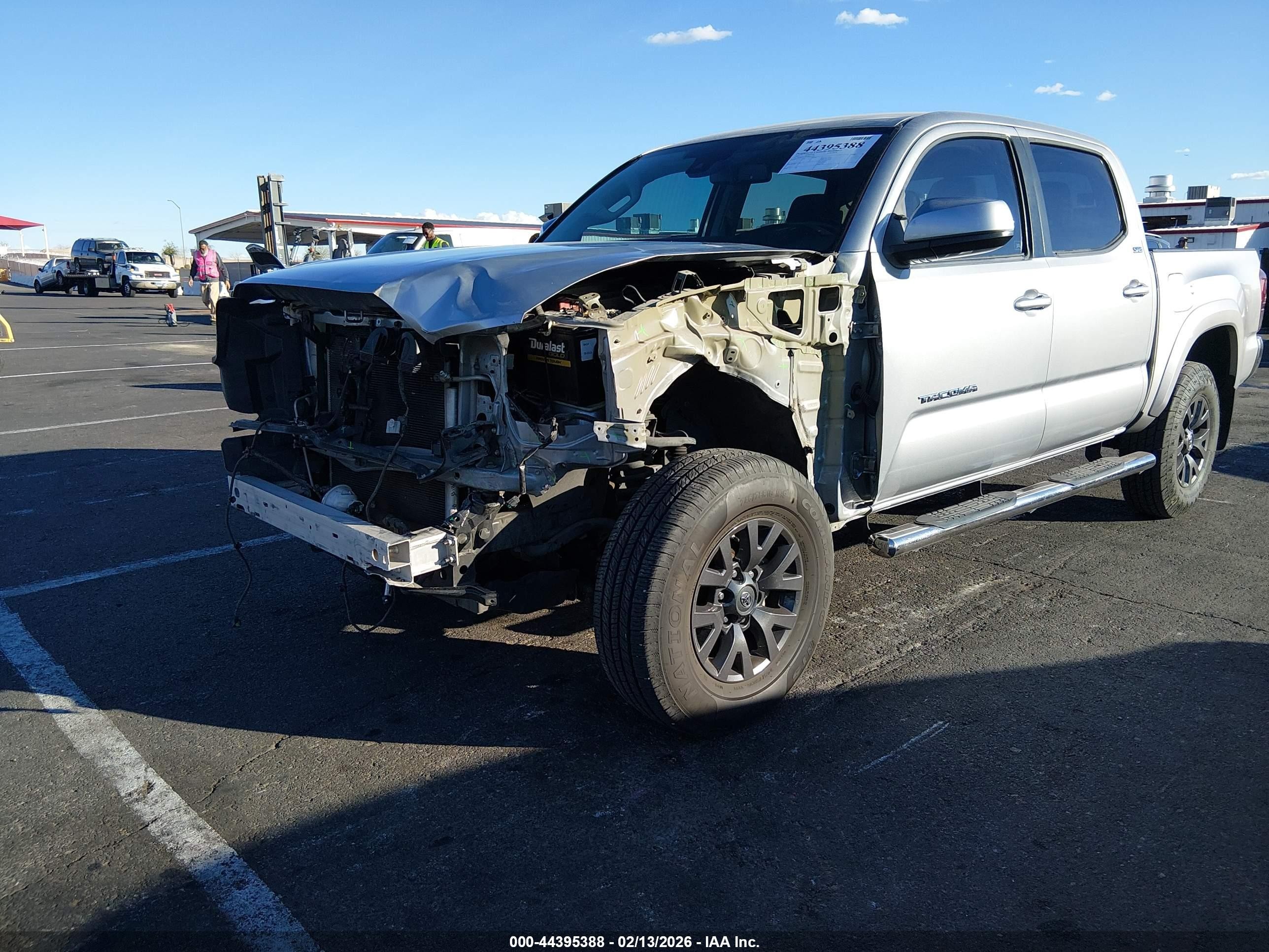 2021 Toyota Tacoma Sr5 V6 Gray vin: 3TMAZ5CN0MM141345