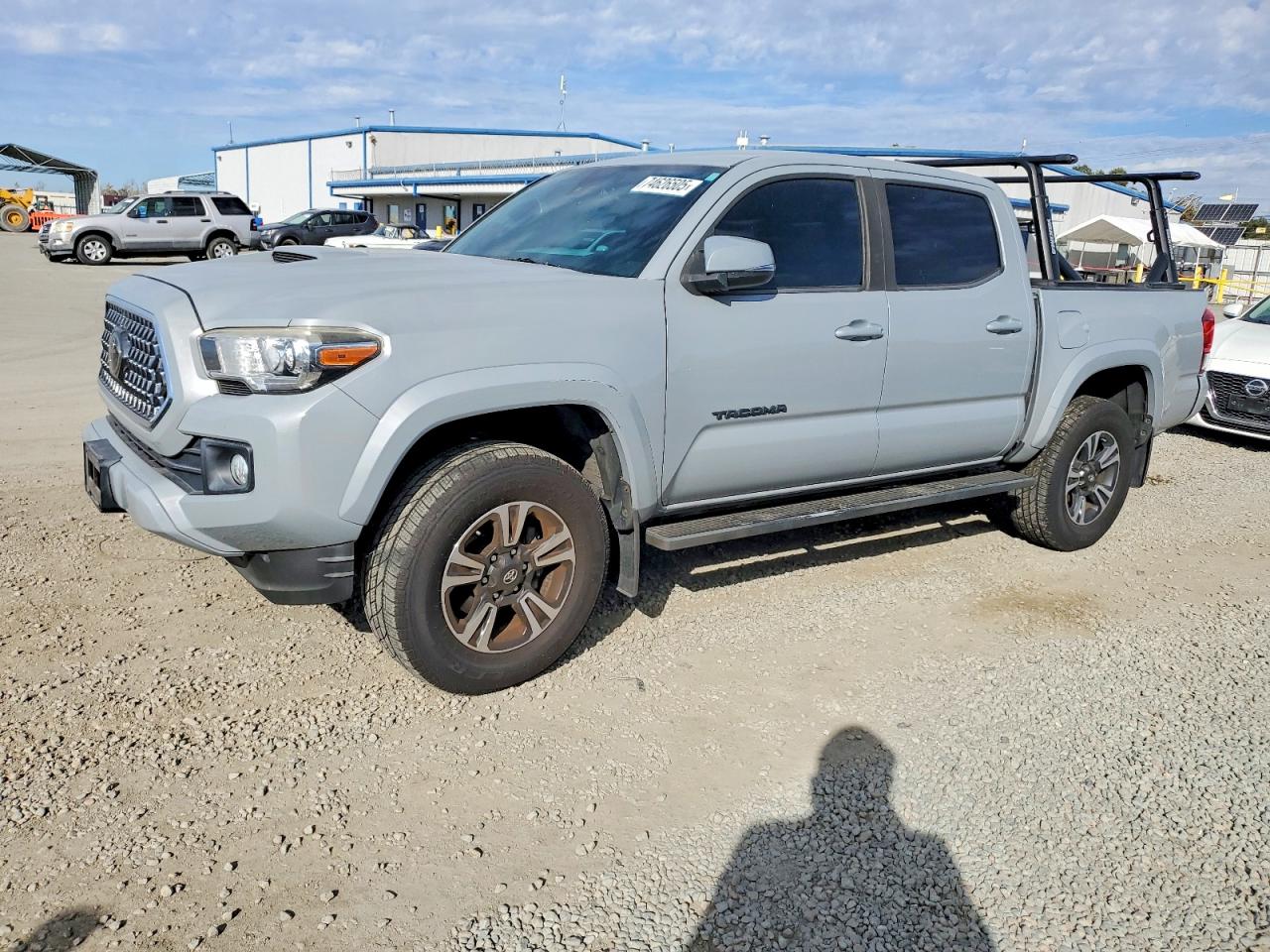 2019 Toyota Tacoma Double Cab Gray vin: 3TMAZ5CN2KM082263