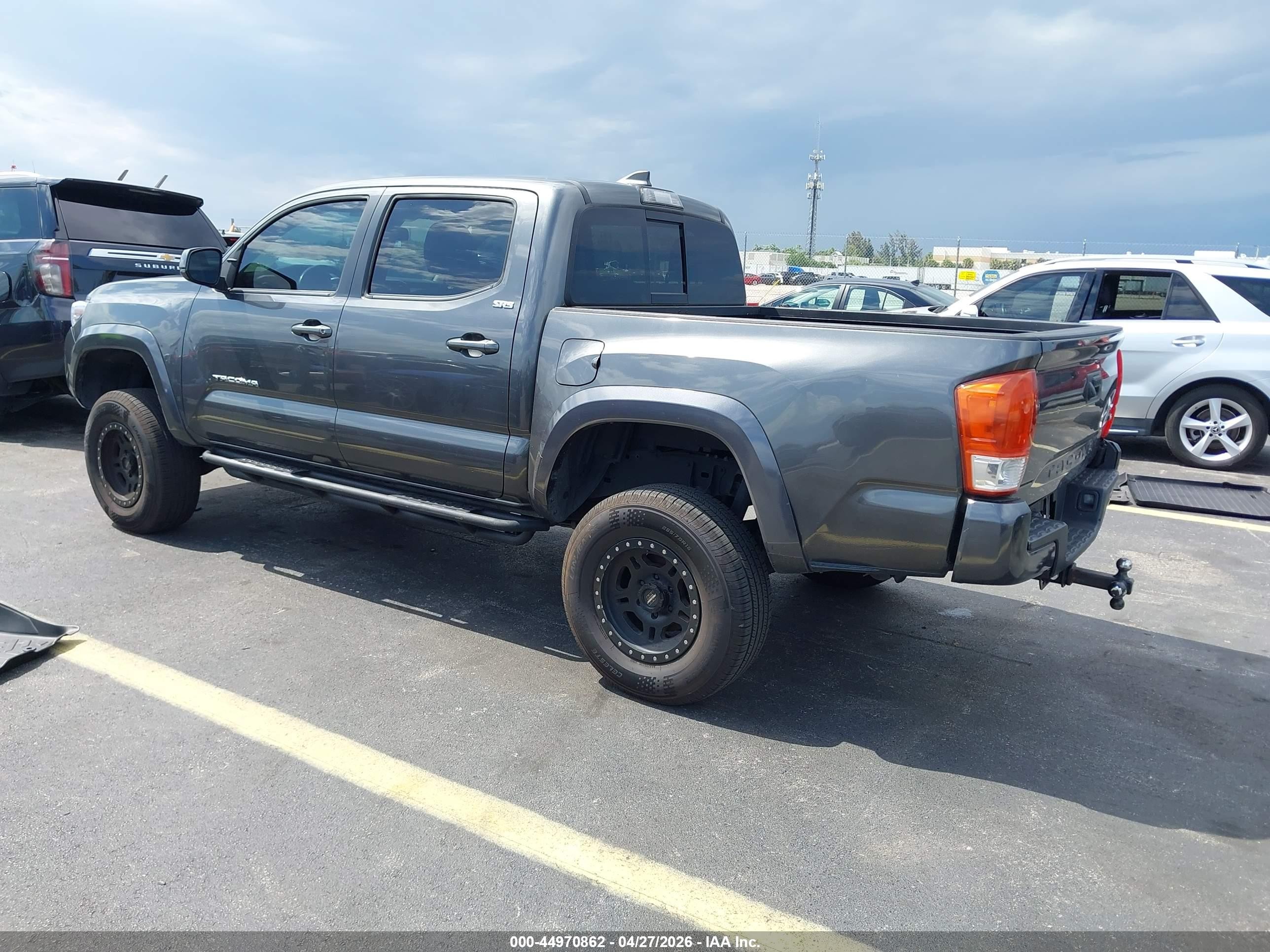2019 Toyota Tacoma Sr5 V6 Серый vin: 3TMAZ5CN2KM095126
