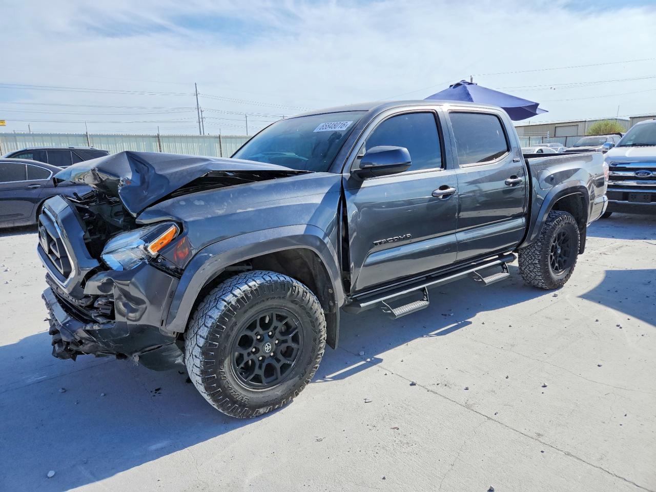 2021 Toyota Tacoma Sr5 V6 Серый vin: 3TMAZ5CN2MM159457