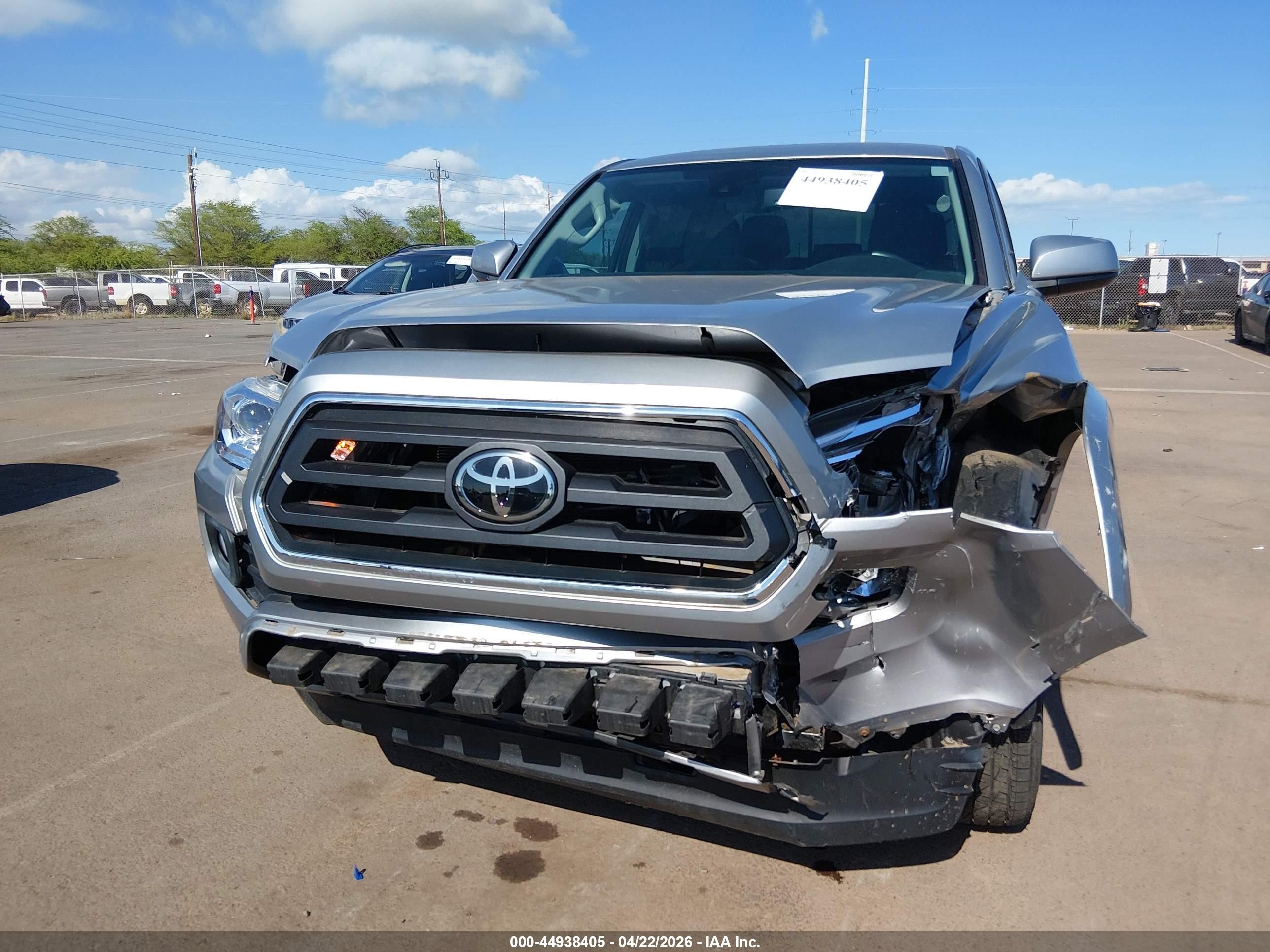 2020 Toyota Tacoma Sr5 V6 Gray vin: 3TMAZ5CN5LM130890