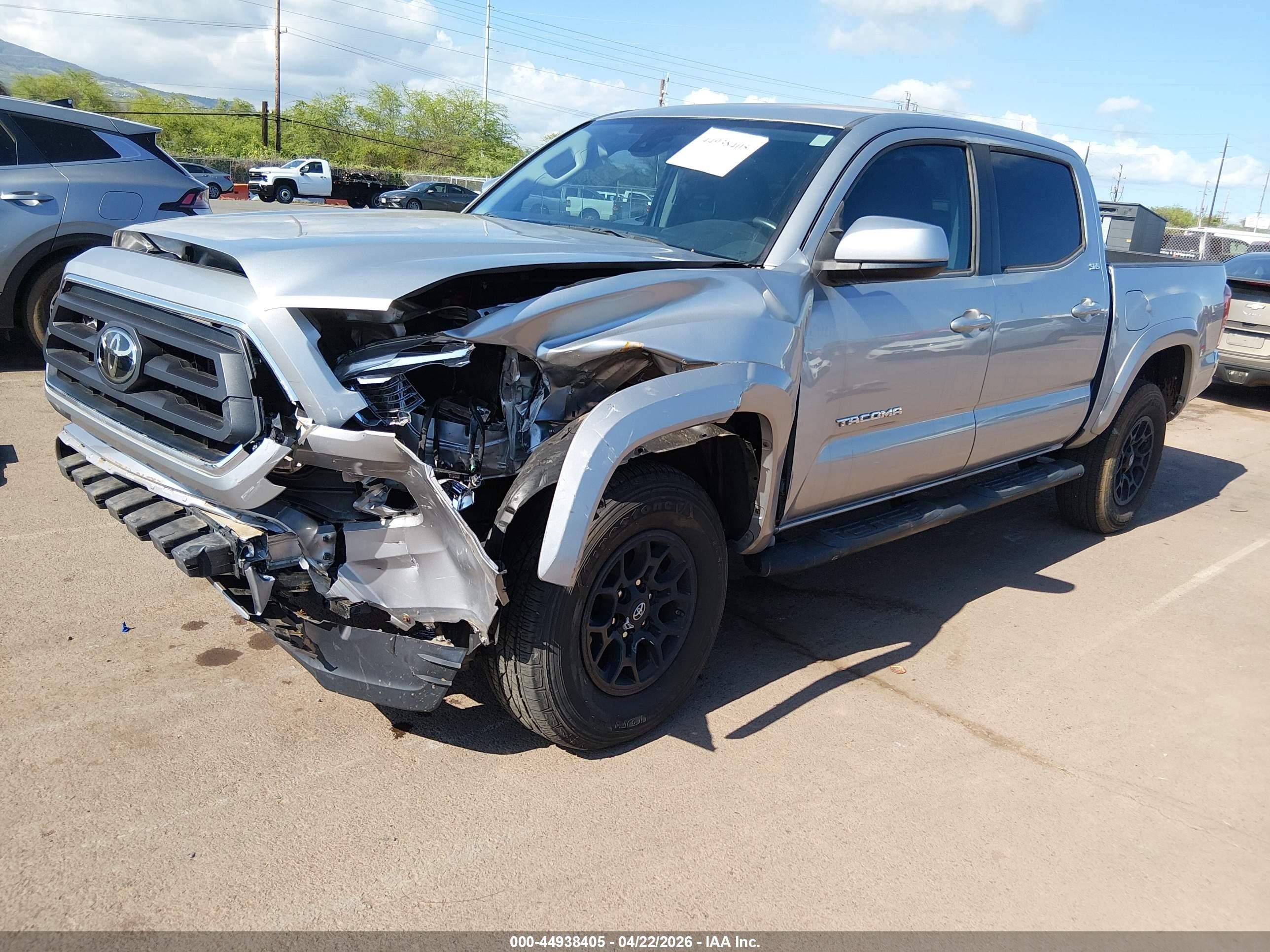 2020 Toyota Tacoma Sr5 V6 Gray vin: 3TMAZ5CN5LM130890