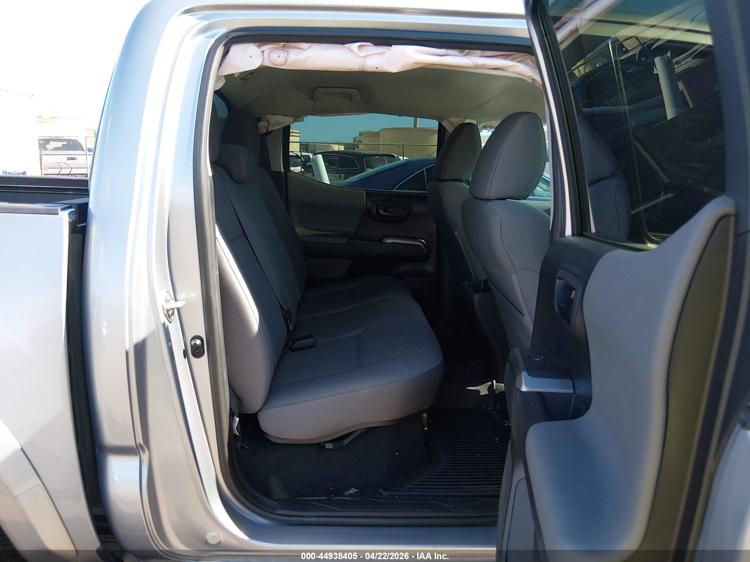 2020 Toyota Tacoma Sr5 V6 Gray vin: 3TMAZ5CN5LM130890