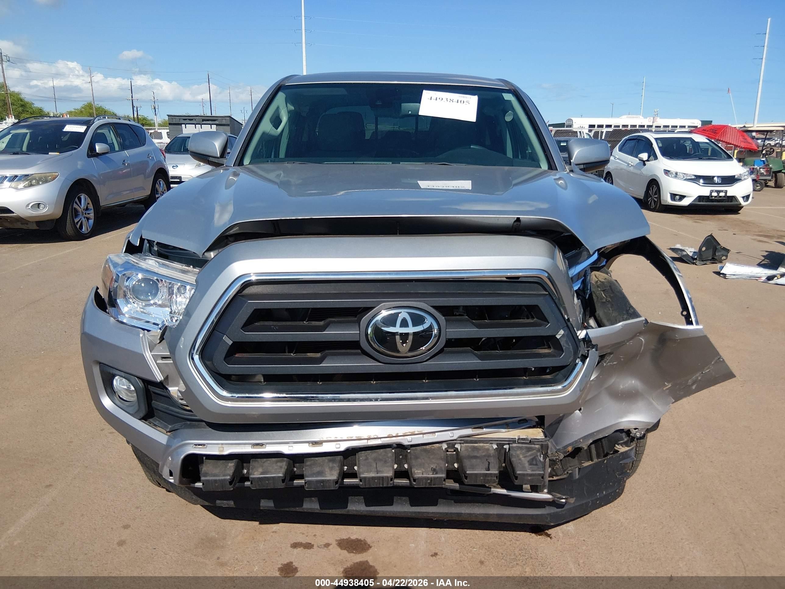 2020 Toyota Tacoma Sr5 V6 Gray vin: 3TMAZ5CN5LM130890