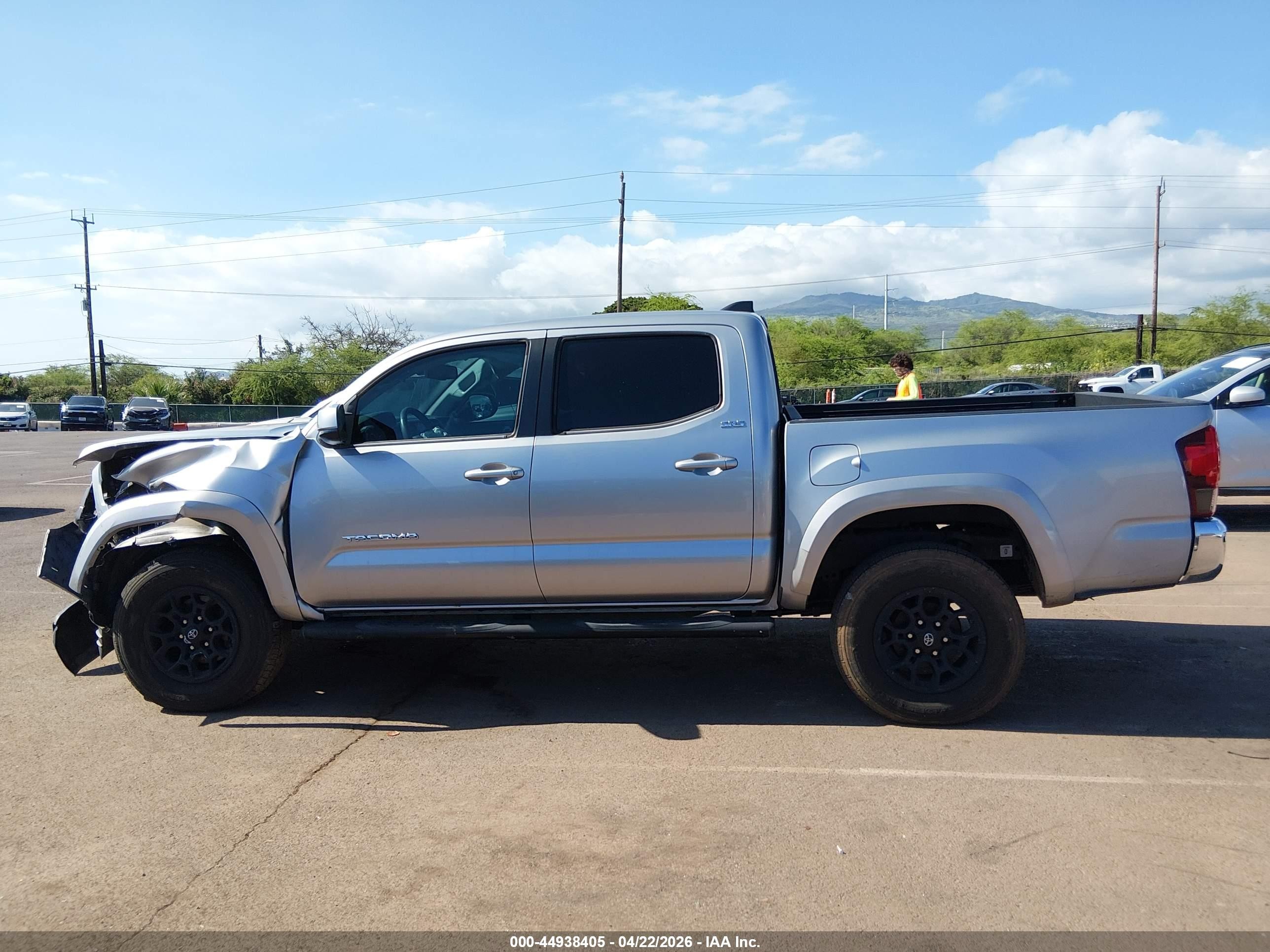 2020 Toyota Tacoma Sr5 V6 Gray vin: 3TMAZ5CN5LM130890