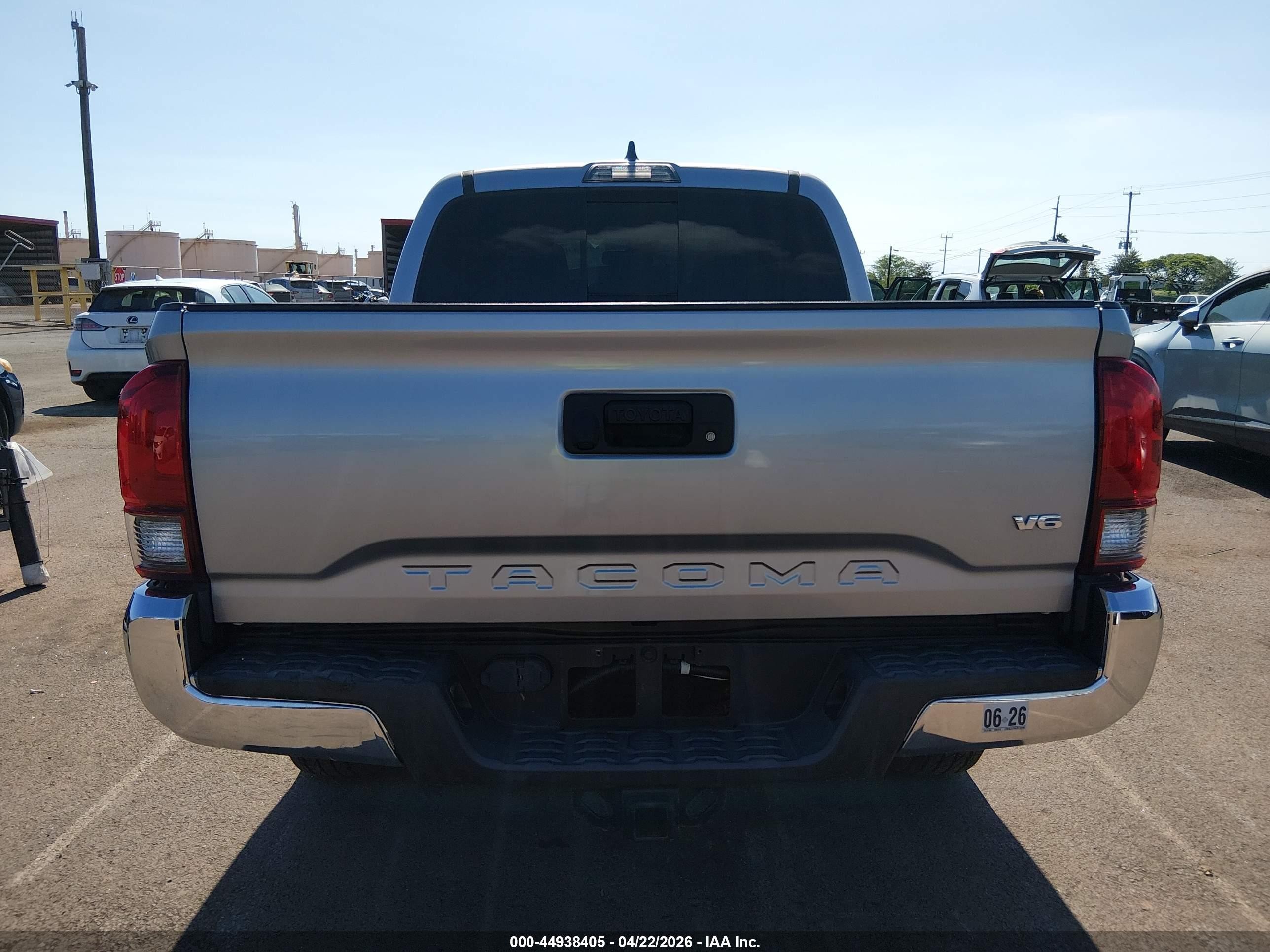 2020 Toyota Tacoma Sr5 V6 Gray vin: 3TMAZ5CN5LM130890