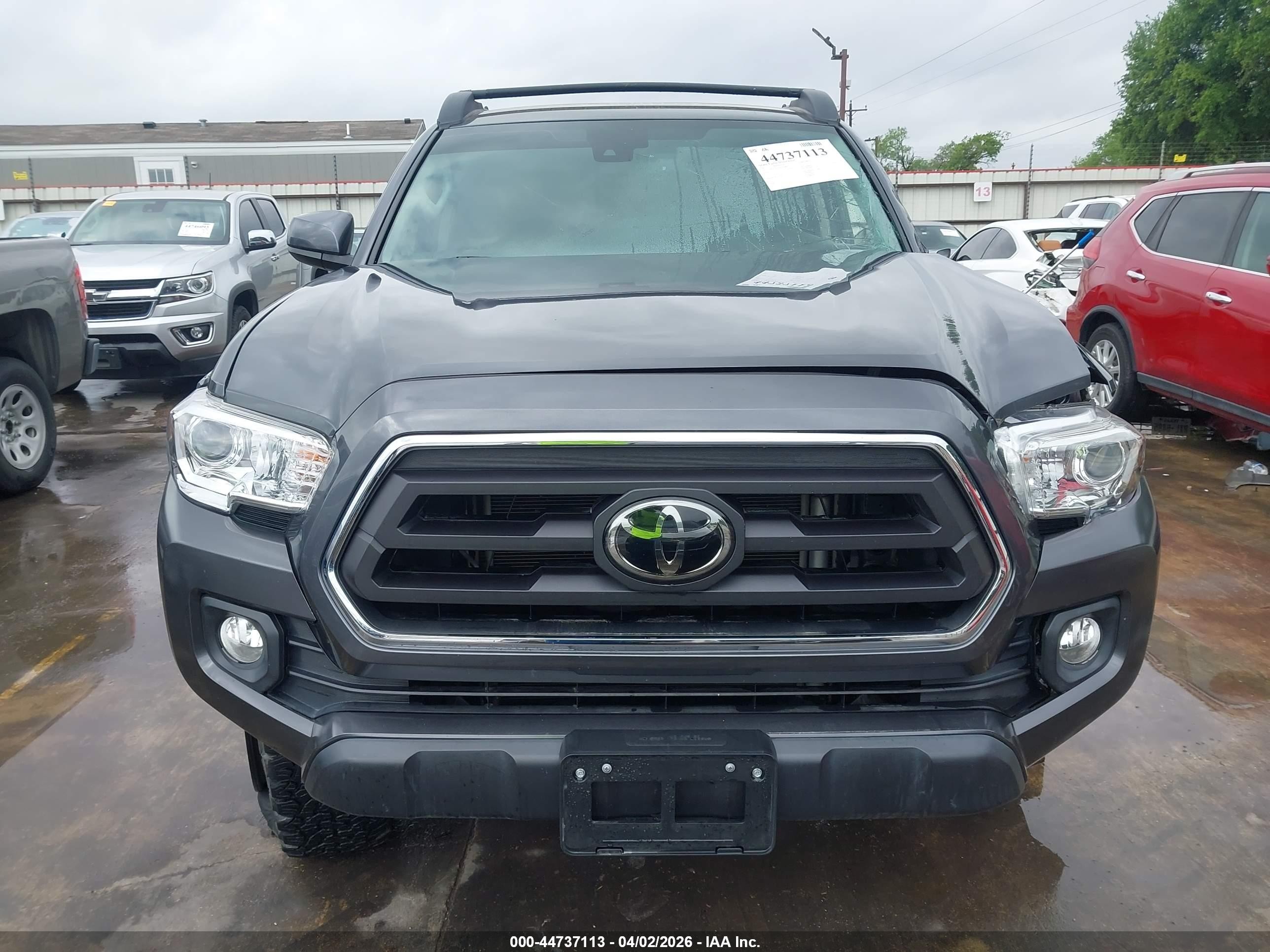 2021 Toyota Tacoma Sr5 V6 Серый vin: 3TMAZ5CN5MM160084