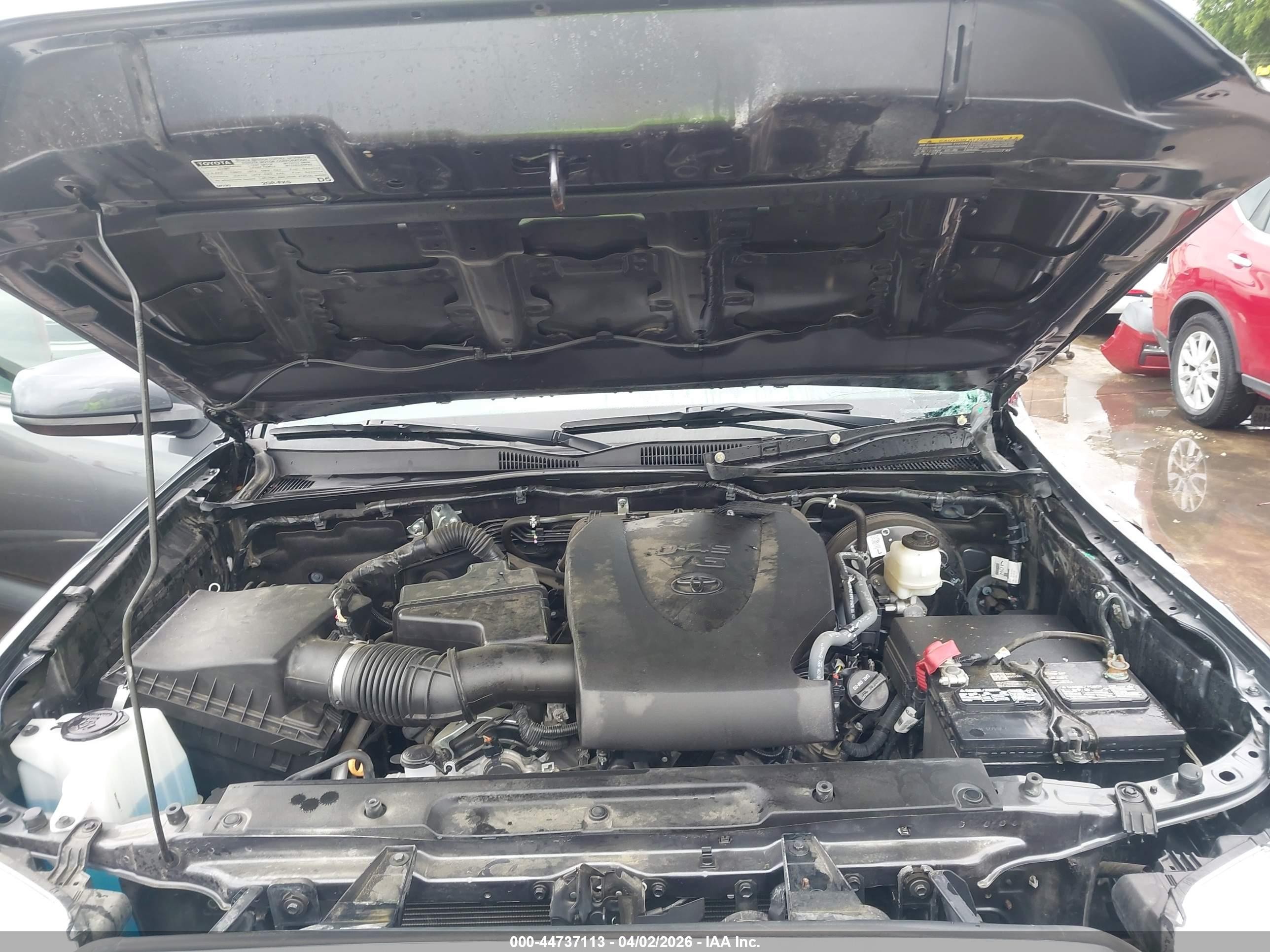 2021 Toyota Tacoma Sr5 V6 Серый vin: 3TMAZ5CN5MM160084