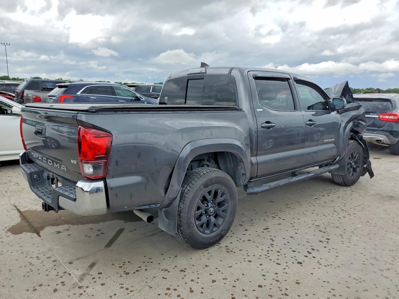 2019 Toyota Tacoma Sr5 V6 Gray vin: 3TMAZ5CN6KM098403