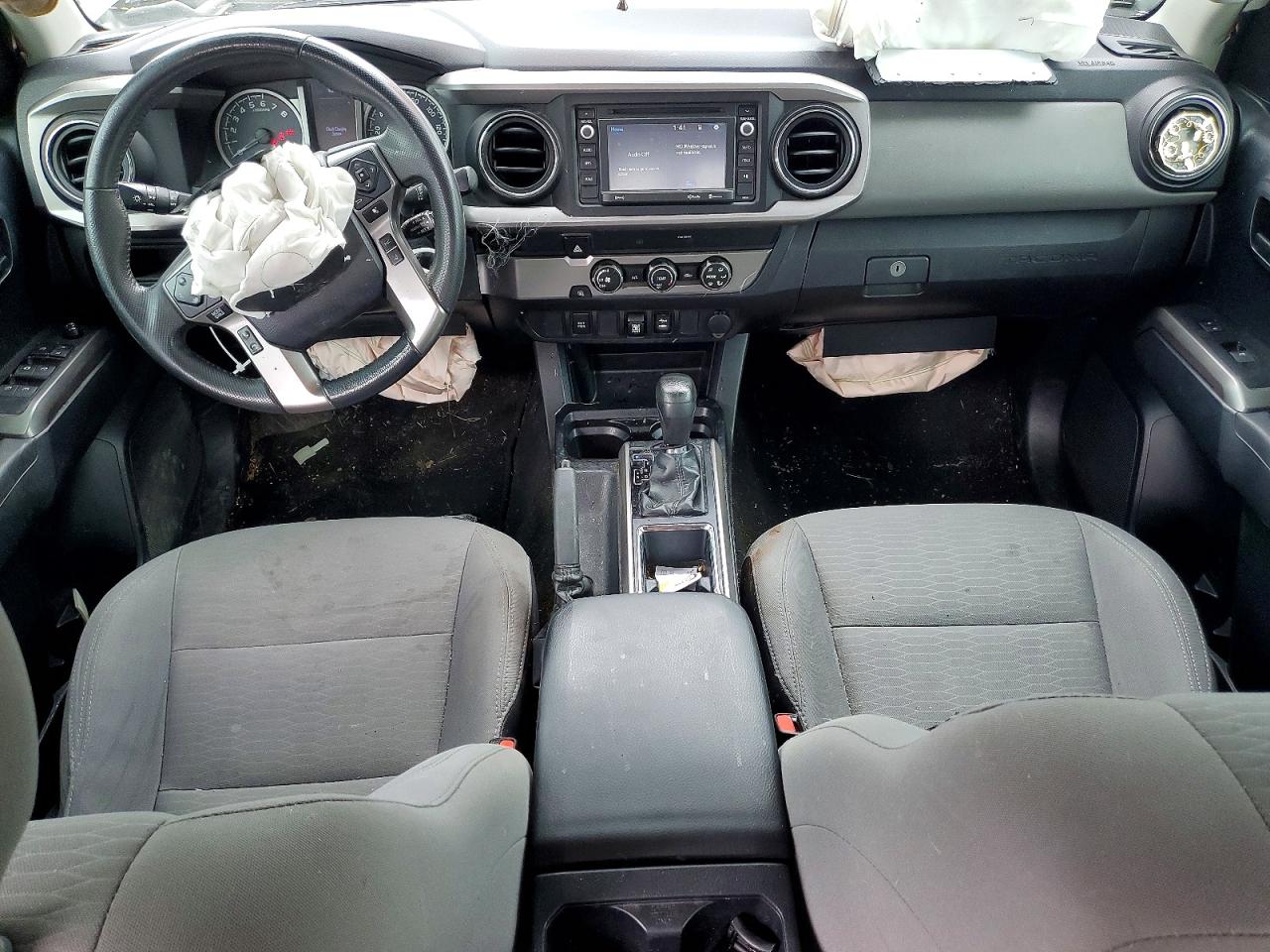 2019 Toyota Tacoma Sr5 V6 Gray vin: 3TMAZ5CN6KM098403