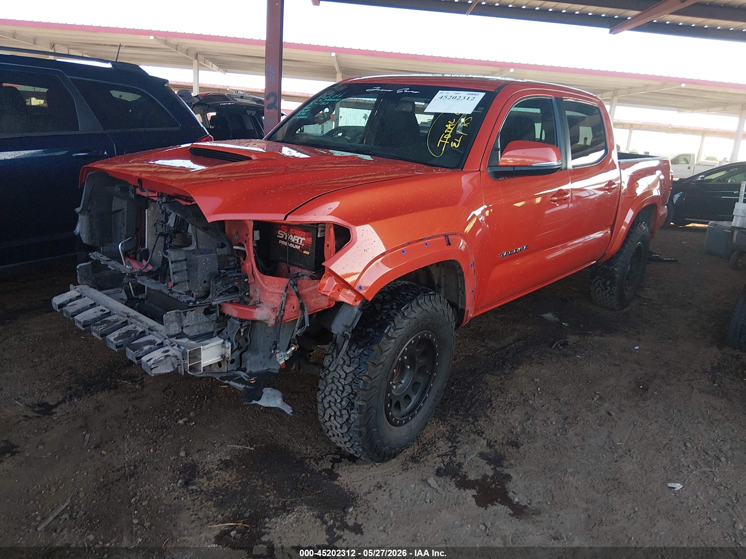 2017 Toyota Tacoma Trd Sport Orange vin: 3TMAZ5CN8HM034565