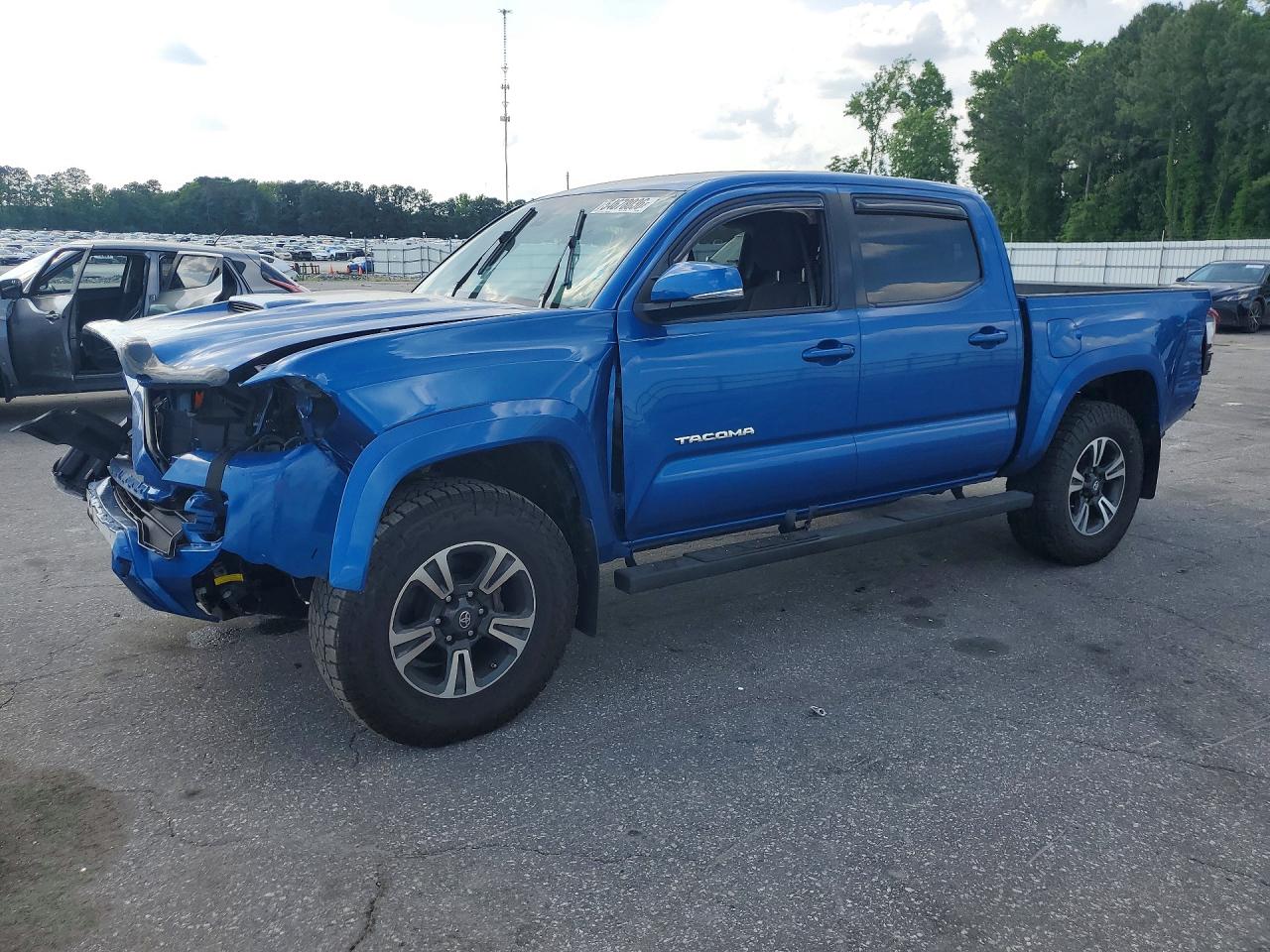 2018 Toyota Tacoma Trd Sport Blue vin: 3TMAZ5CN8JM064560