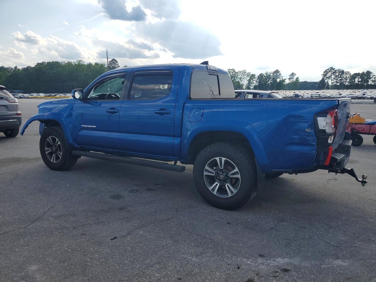 2018 Toyota Tacoma Trd Sport Blue vin: 3TMAZ5CN8JM064560