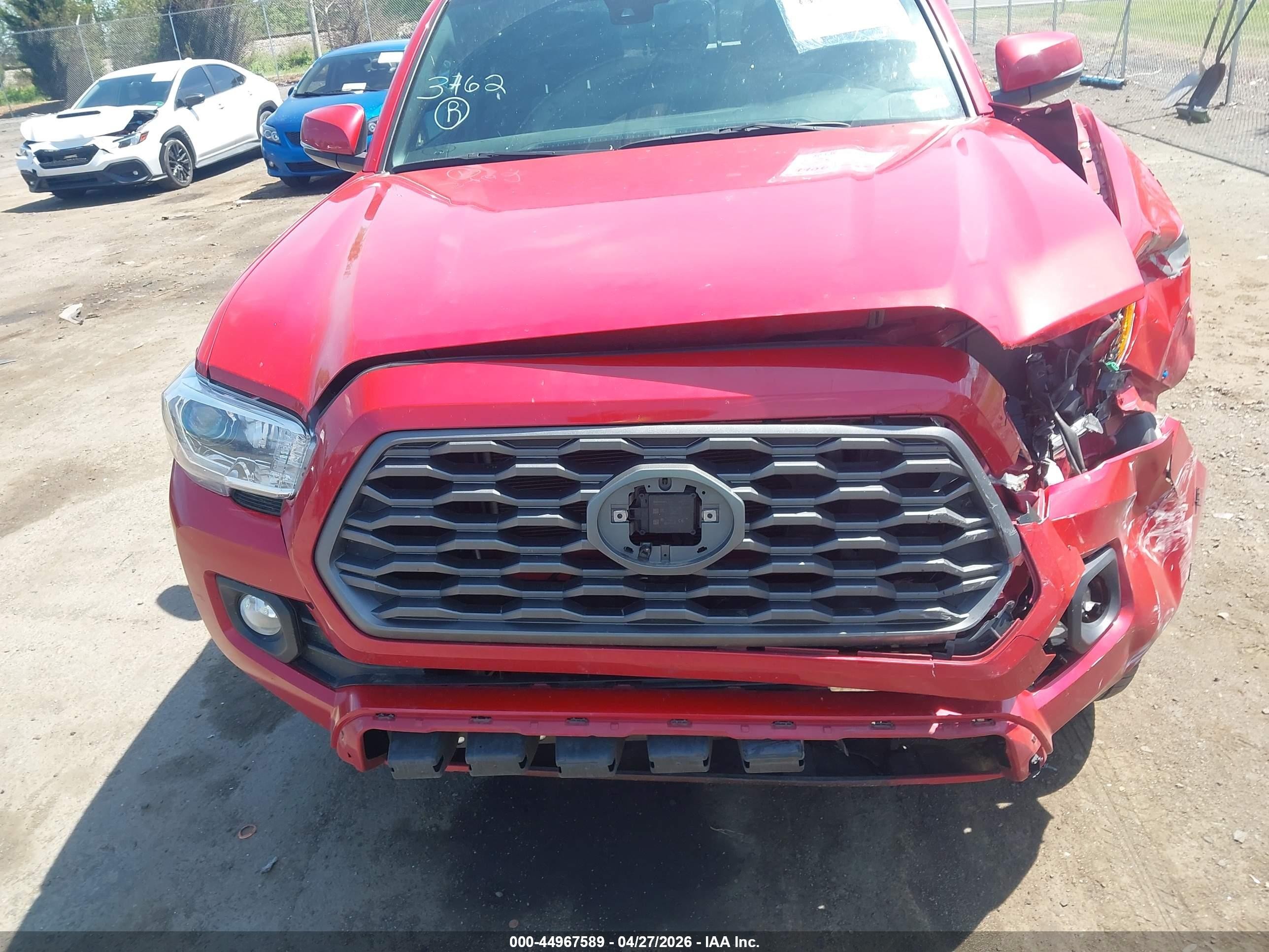 2023 Toyota Tacoma Trd Off Road Red vin: 3TMAZ5CN8PM201084
