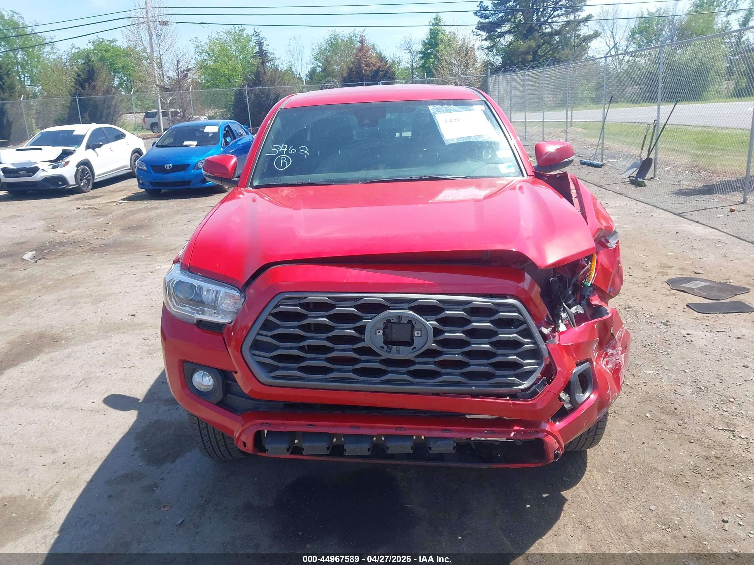 2023 Toyota Tacoma Trd Off Road Red vin: 3TMAZ5CN8PM201084