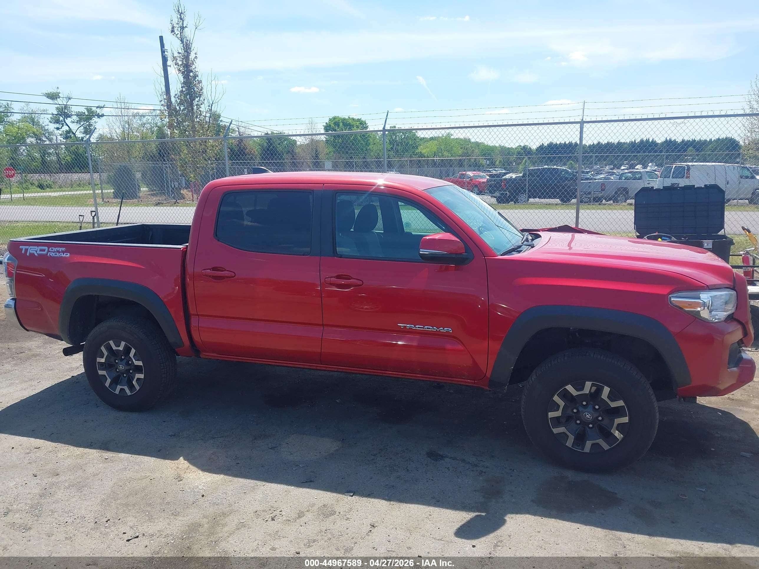 2023 Toyota Tacoma Trd Off Road Red vin: 3TMAZ5CN8PM201084