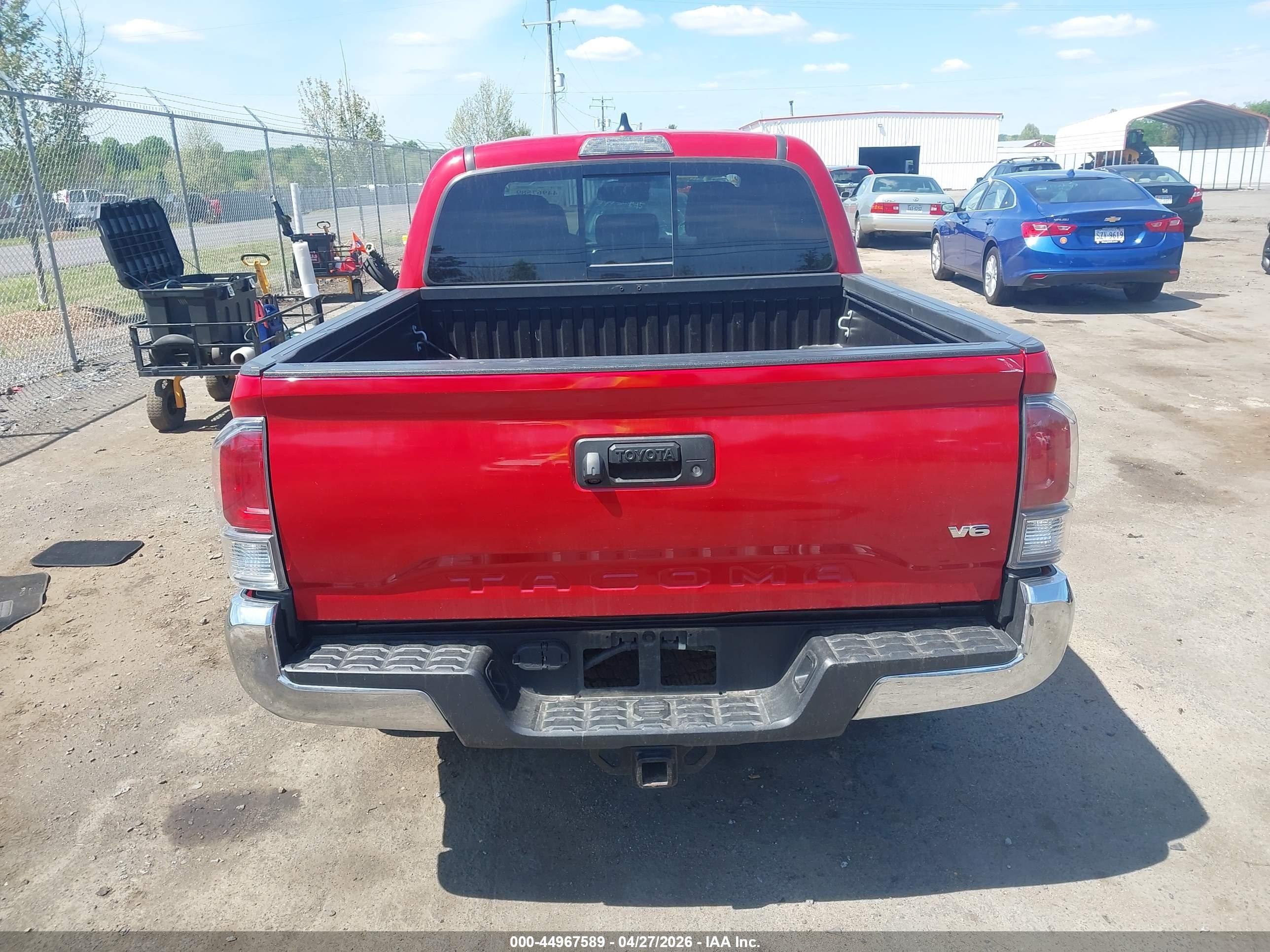 2023 Toyota Tacoma Trd Off Road Red vin: 3TMAZ5CN8PM201084