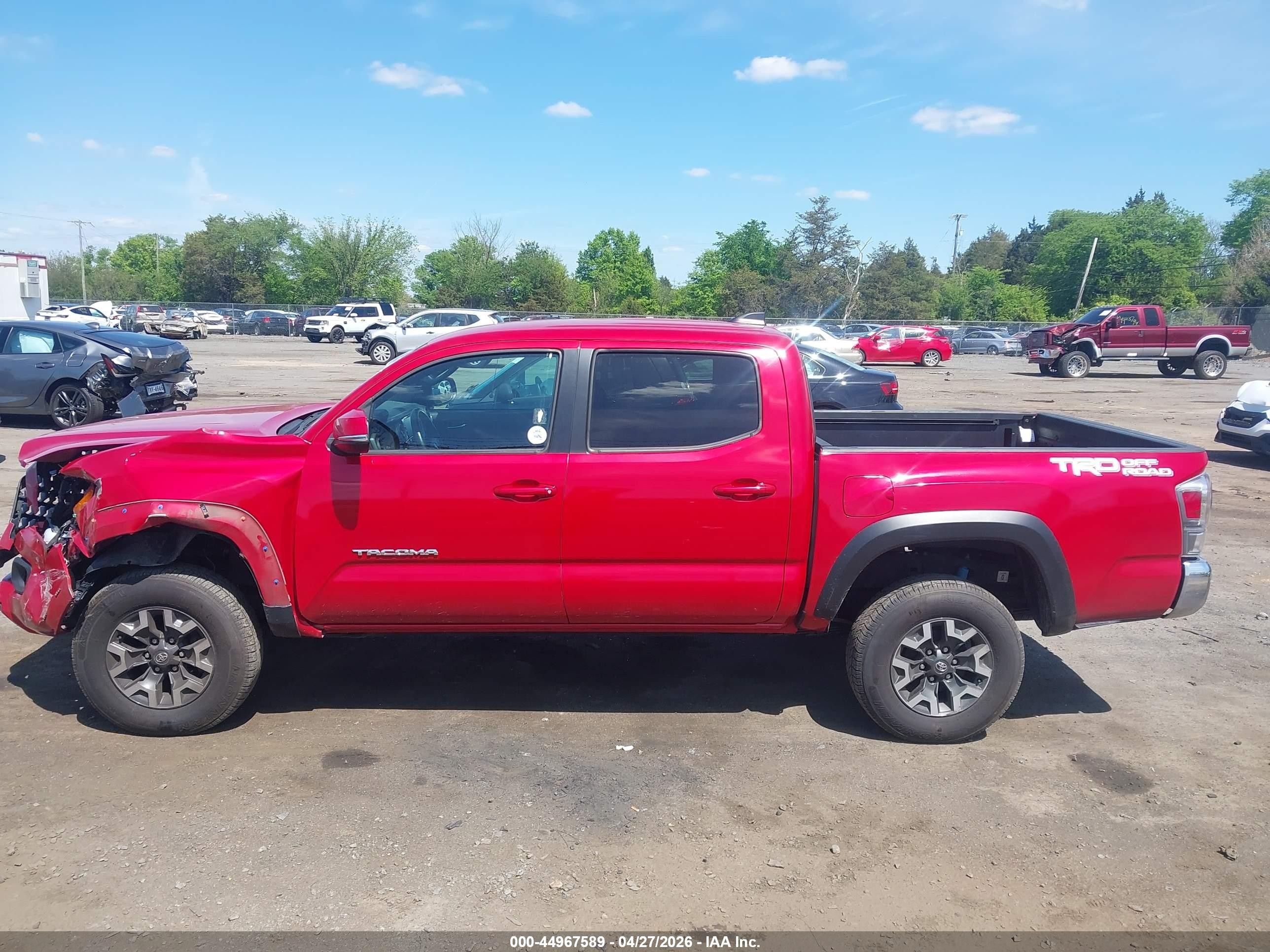 2023 Toyota Tacoma Trd Off Road Red vin: 3TMAZ5CN8PM201084