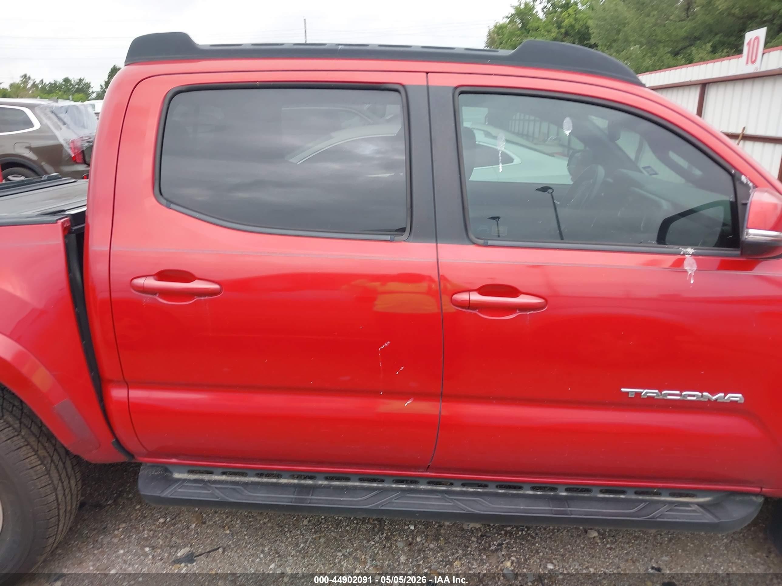 2018 Toyota Tacoma Trd Sport Красный vin: 3TMAZ5CN9JM066219