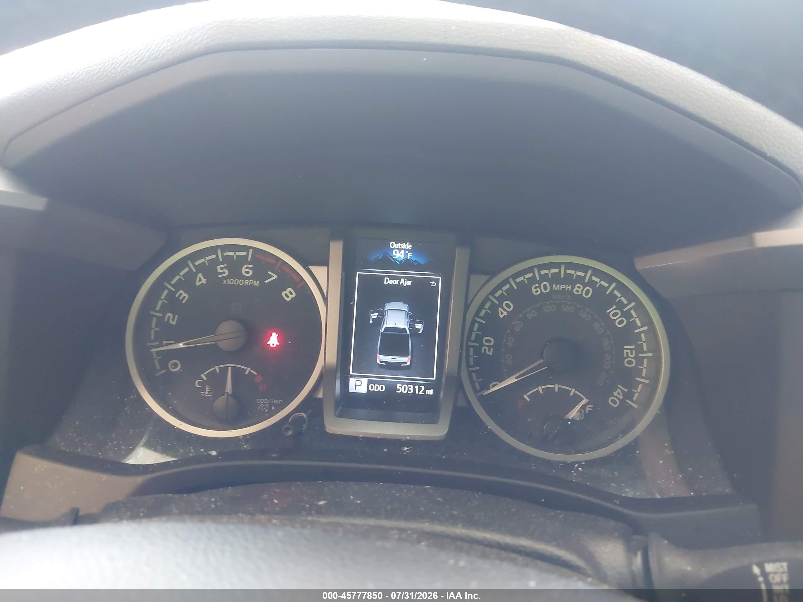 2023 Toyota Tacoma Sr5 V6 White vin: 3TMAZ5CN9PM215995