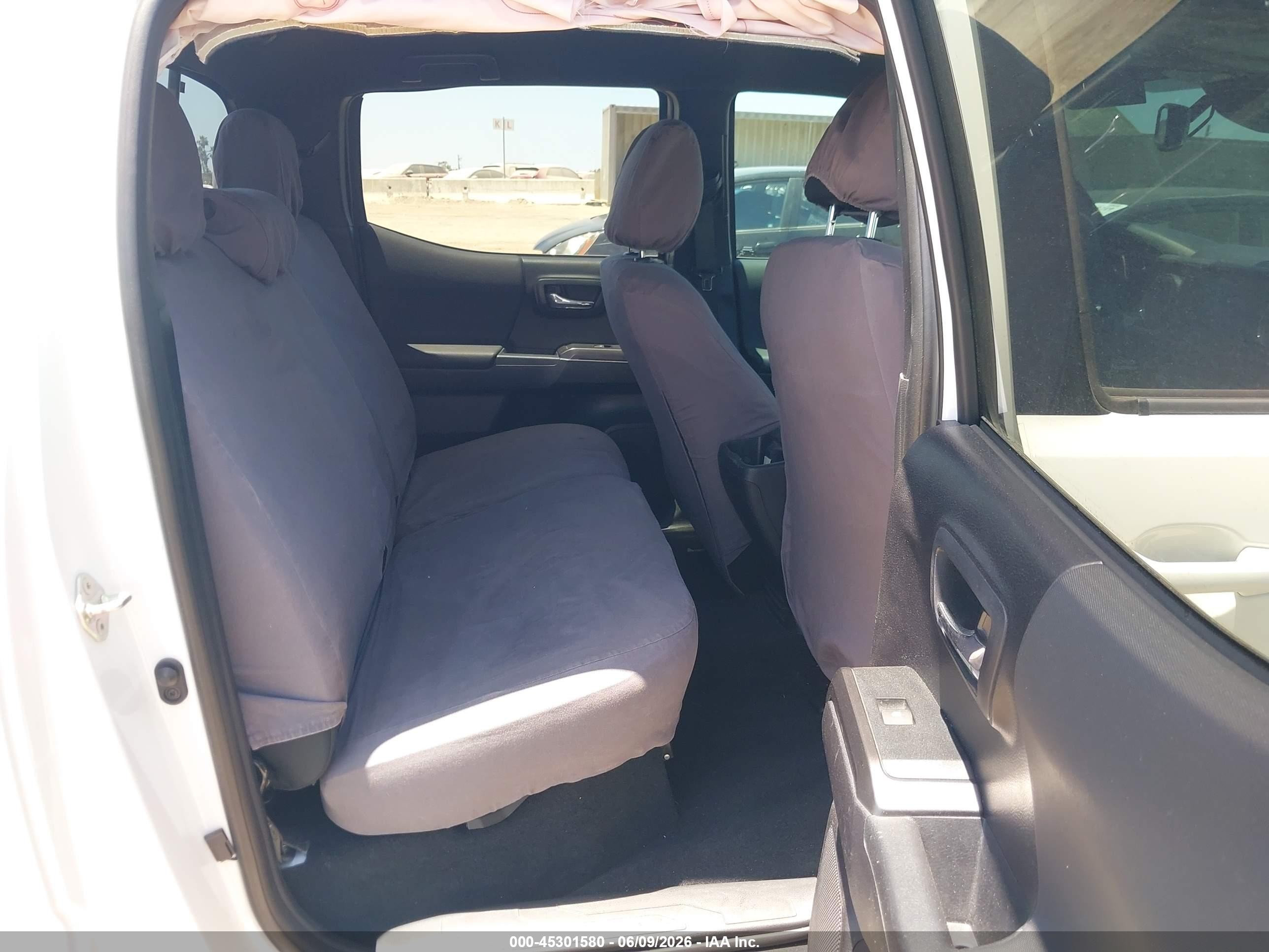 2020 Toyota Tacoma Trd Sport White vin: 3TMBZ5DN0LM025693
