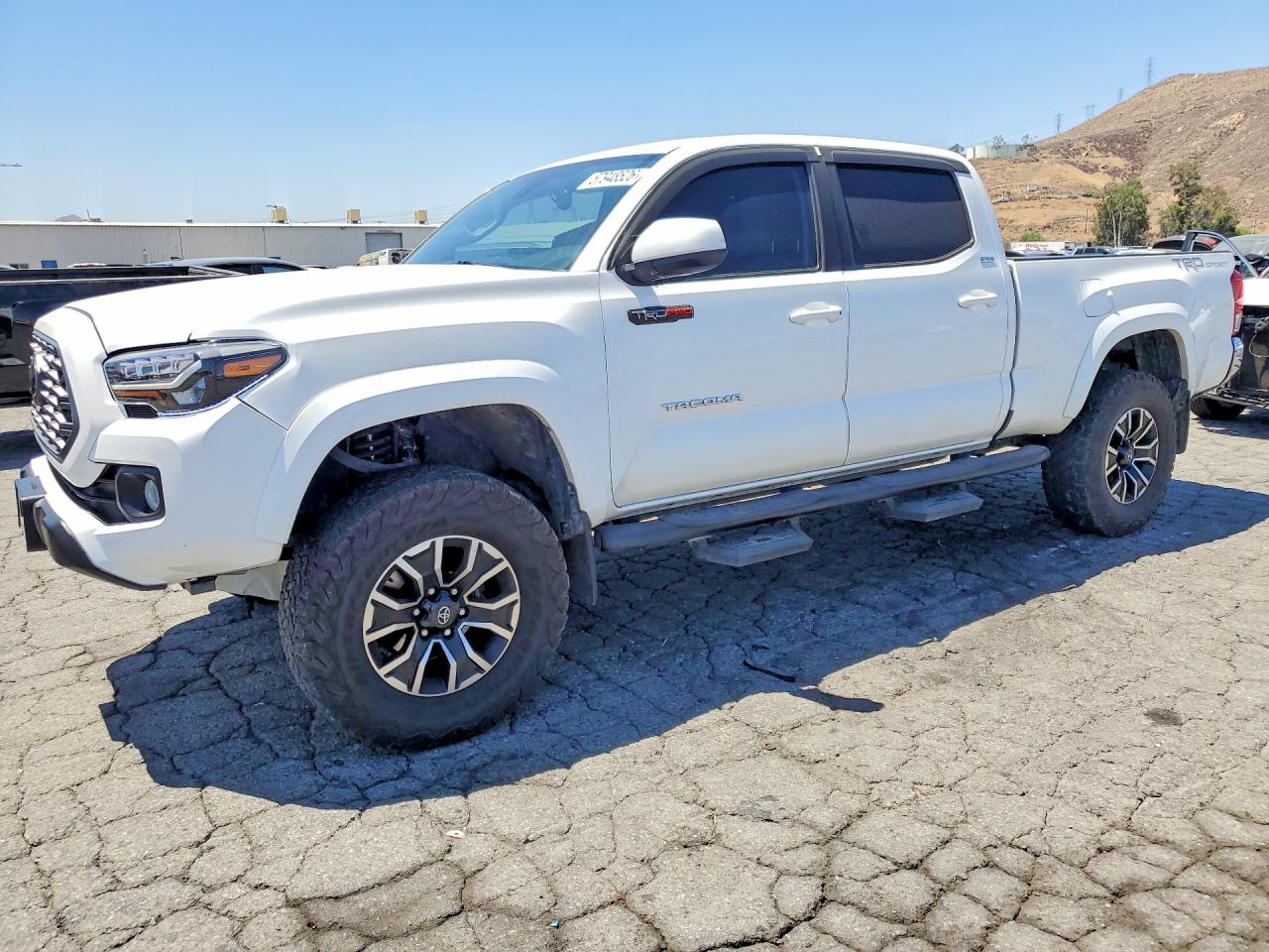 2022 Toyota Tacoma Sr5 V6 White vin: 3TMBZ5DN2NM036553