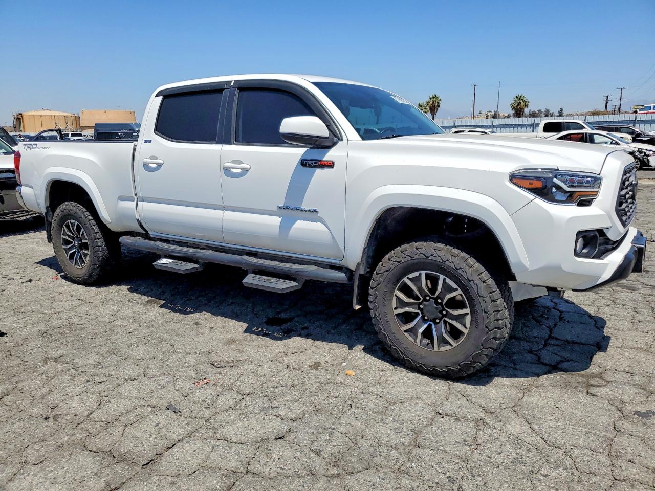 2022 Toyota Tacoma Sr5 V6 White vin: 3TMBZ5DN2NM036553